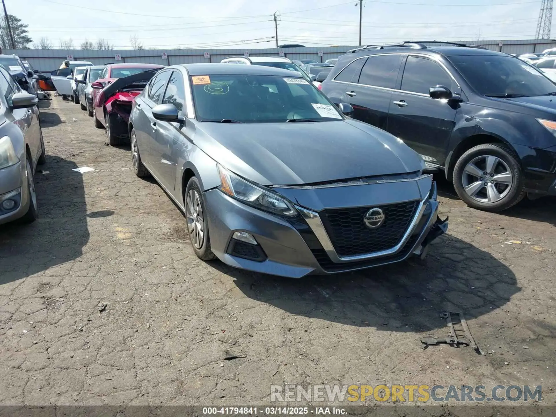 1 Photograph of a damaged car 1N4BL4BV5LC204723 NISSAN ALTIMA 2020