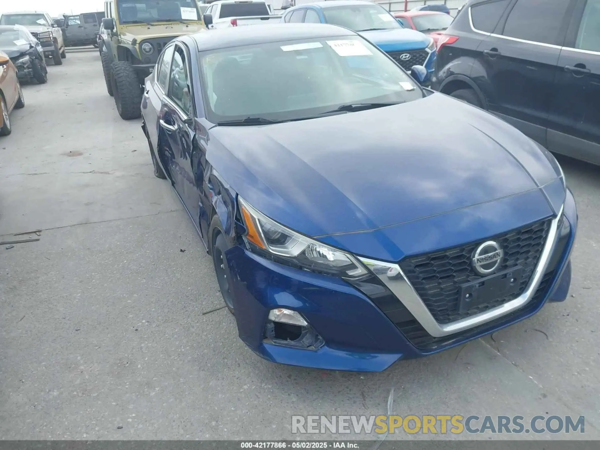 1 Photograph of a damaged car 1N4BL4BV5LC251444 NISSAN ALTIMA 2020