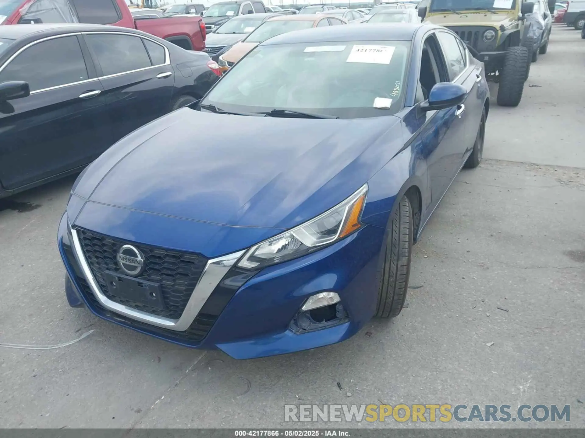 2 Photograph of a damaged car 1N4BL4BV5LC251444 NISSAN ALTIMA 2020