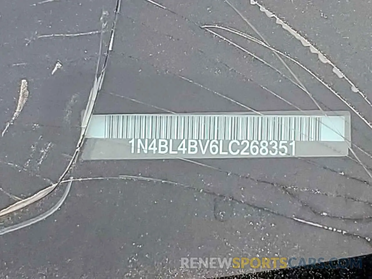 13 Photograph of a damaged car 1N4BL4BV6LC268351 NISSAN ALTIMA 2020