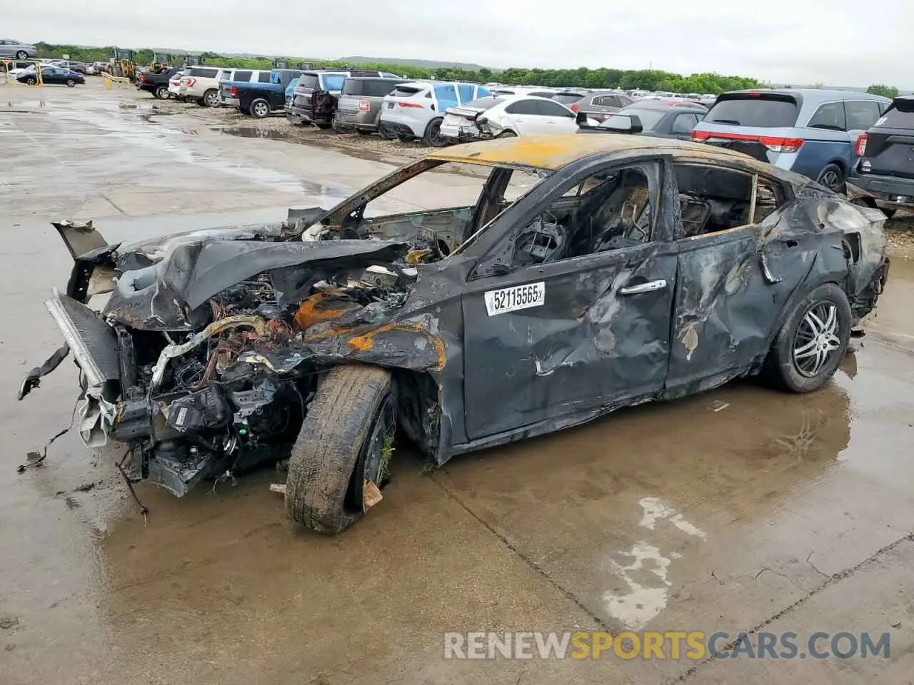 1 Photograph of a damaged car 1N4BL4BV7LN323040 NISSAN ALTIMA 2020