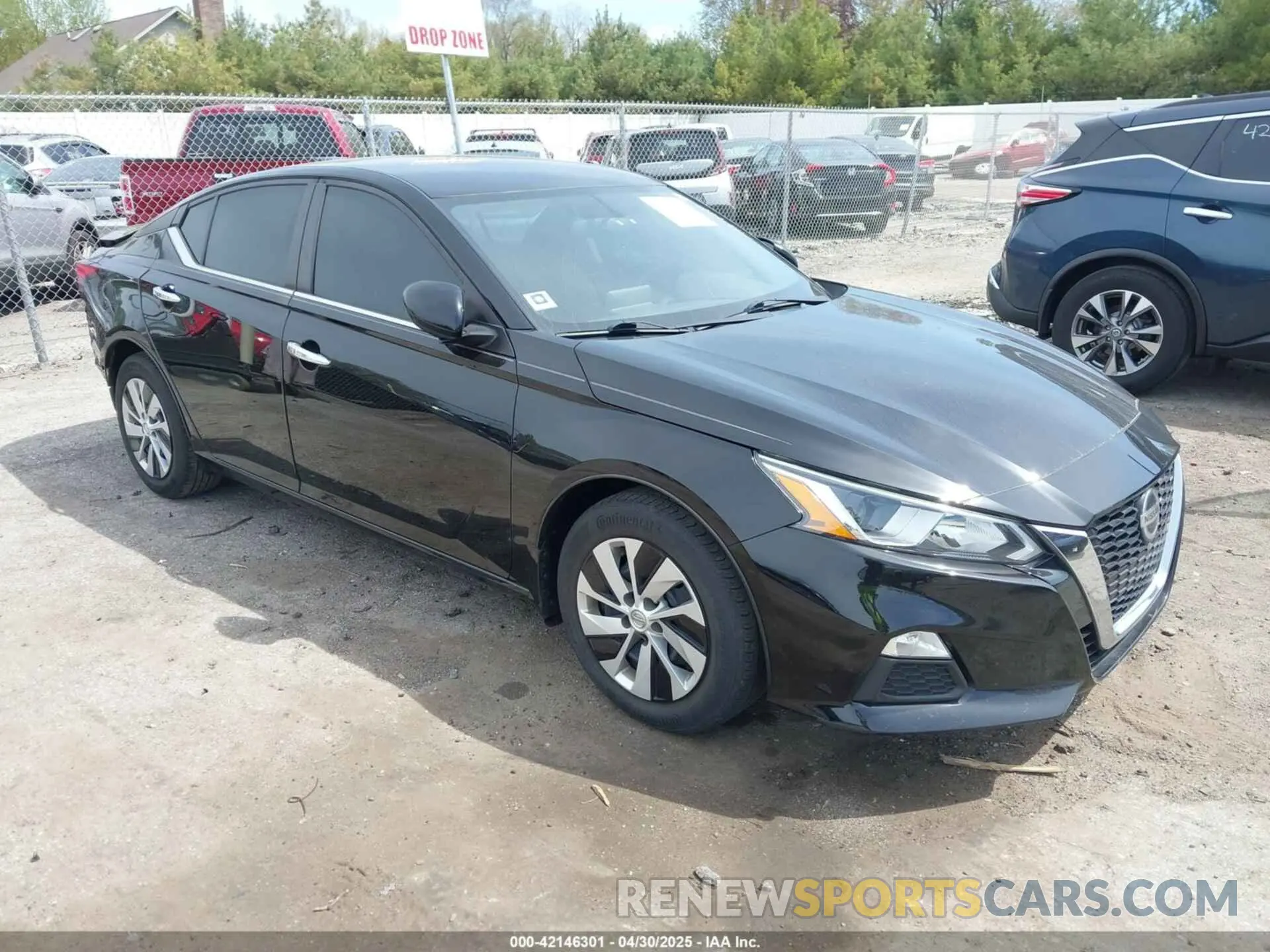 1 Photograph of a damaged car 1N4BL4BV8LC166341 NISSAN ALTIMA 2020