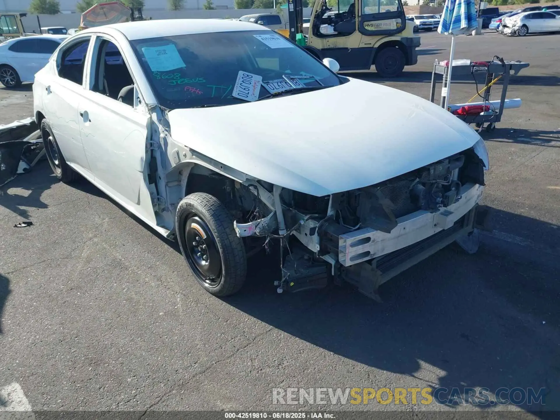 1 Photograph of a damaged car 1N4BL4BV8LC275138 NISSAN ALTIMA 2020