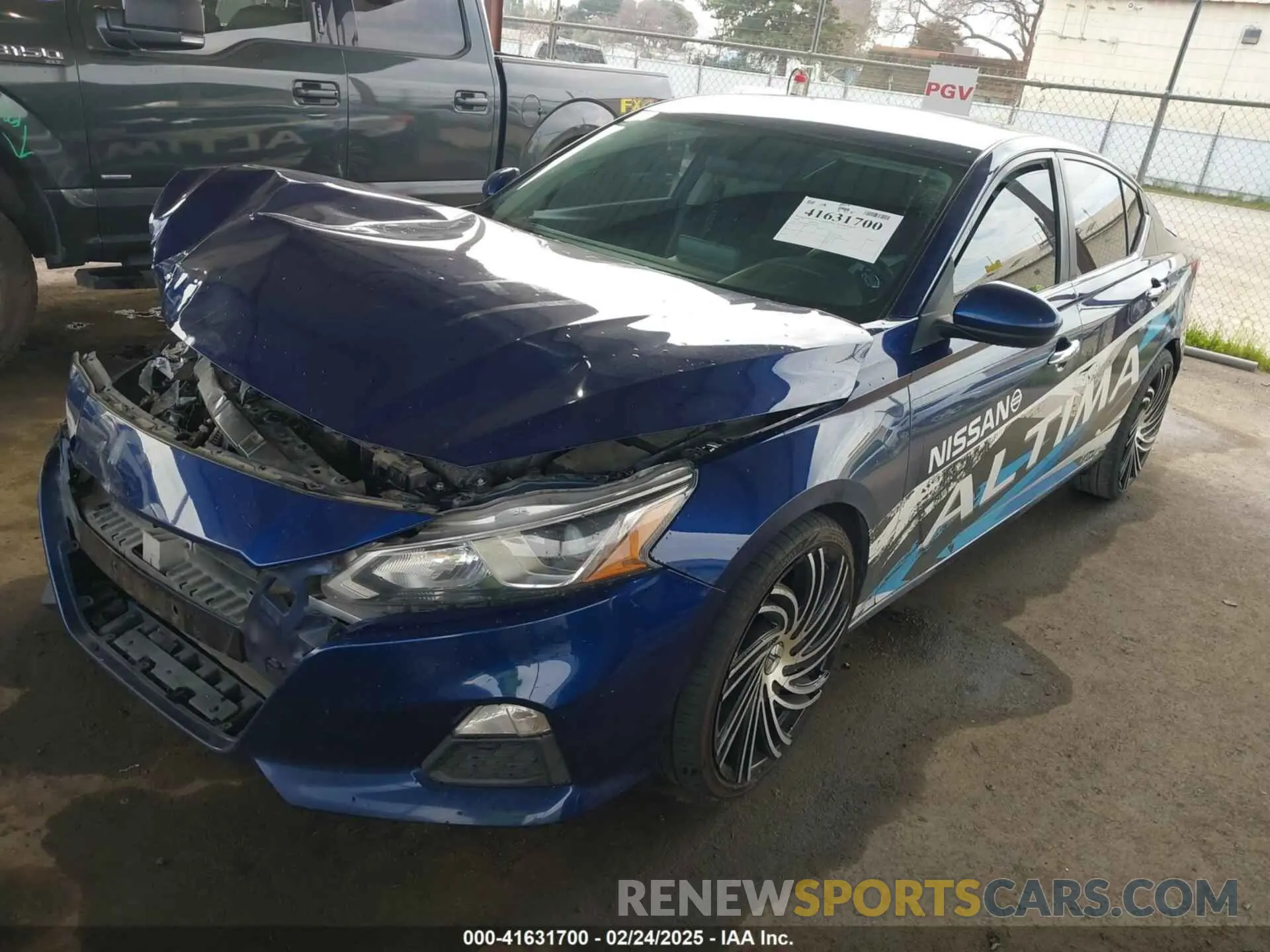 2 Photograph of a damaged car 1N4BL4BV9LC196450 NISSAN ALTIMA 2020