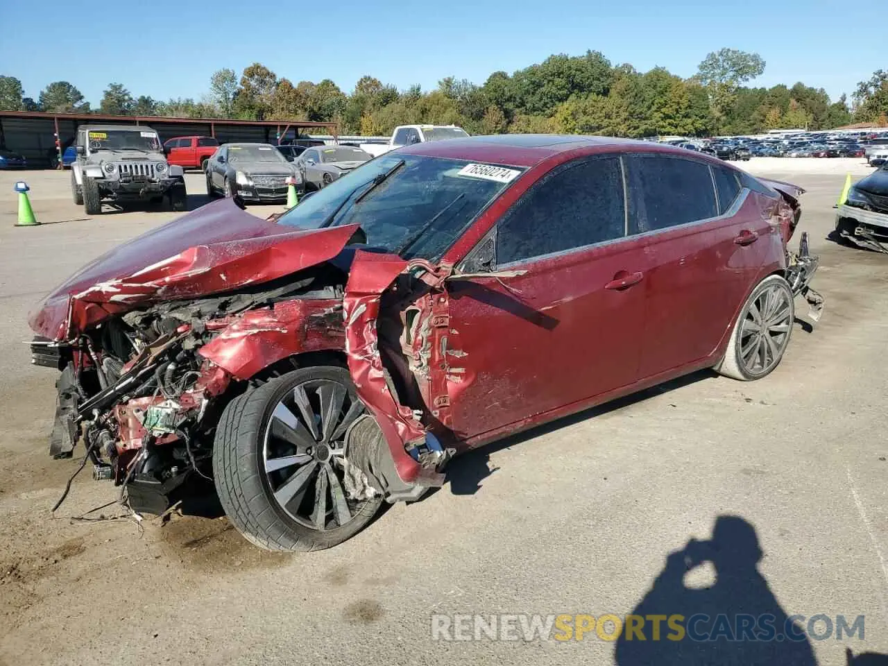 1 Photograph of a damaged car 1N4BL4CV6LN307555 NISSAN ALTIMA 2020
