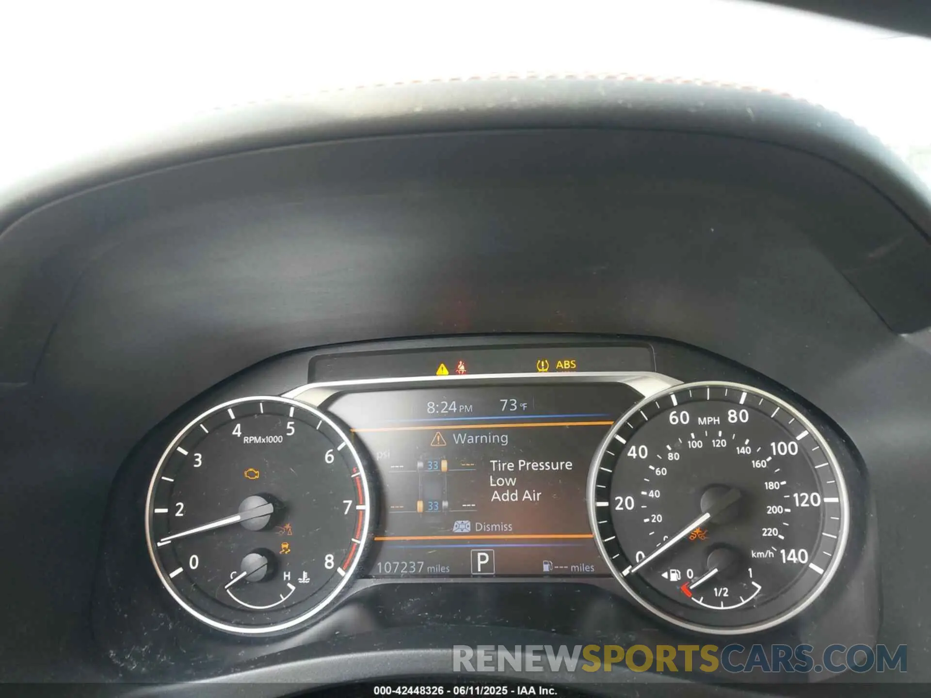 7 Photograph of a damaged car 1N4BL4CV7LC126797 NISSAN ALTIMA 2020