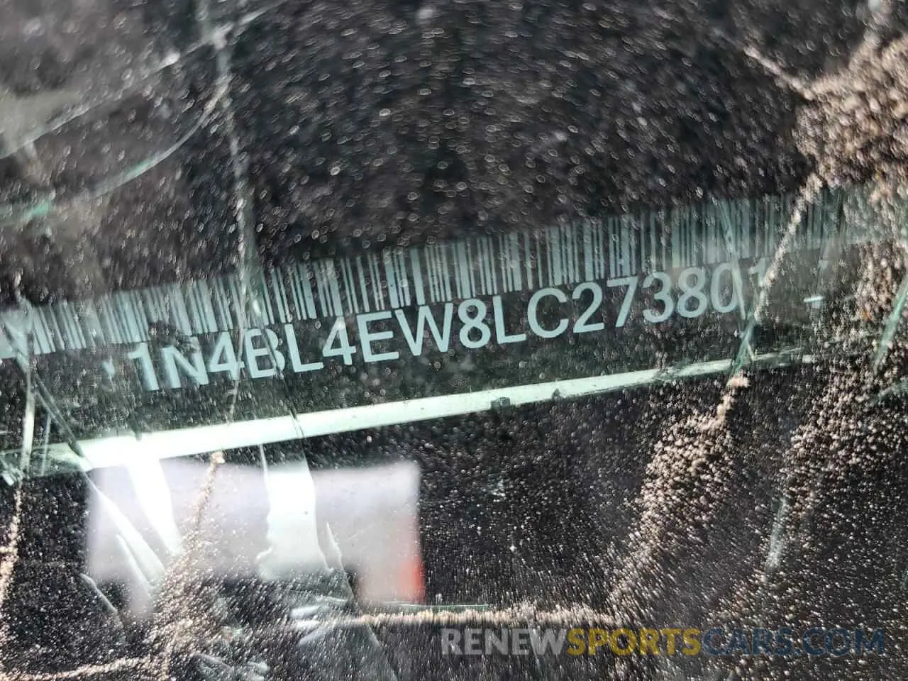 14 Photograph of a damaged car 1N4BL4EW8LC273801 NISSAN ALTIMA 2020