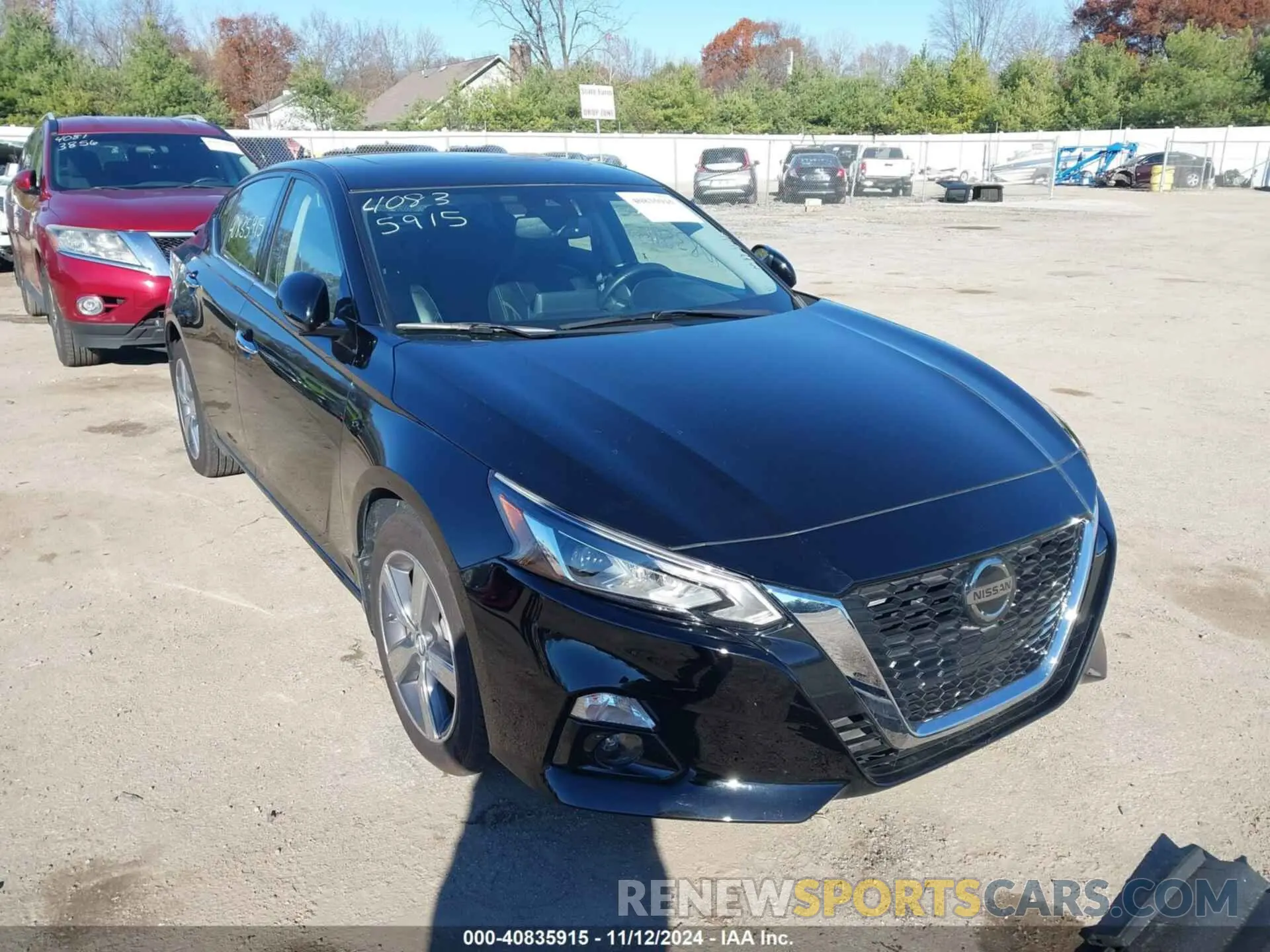 1 Photograph of a damaged car 1N4BL4EWXLC102435 NISSAN ALTIMA 2020