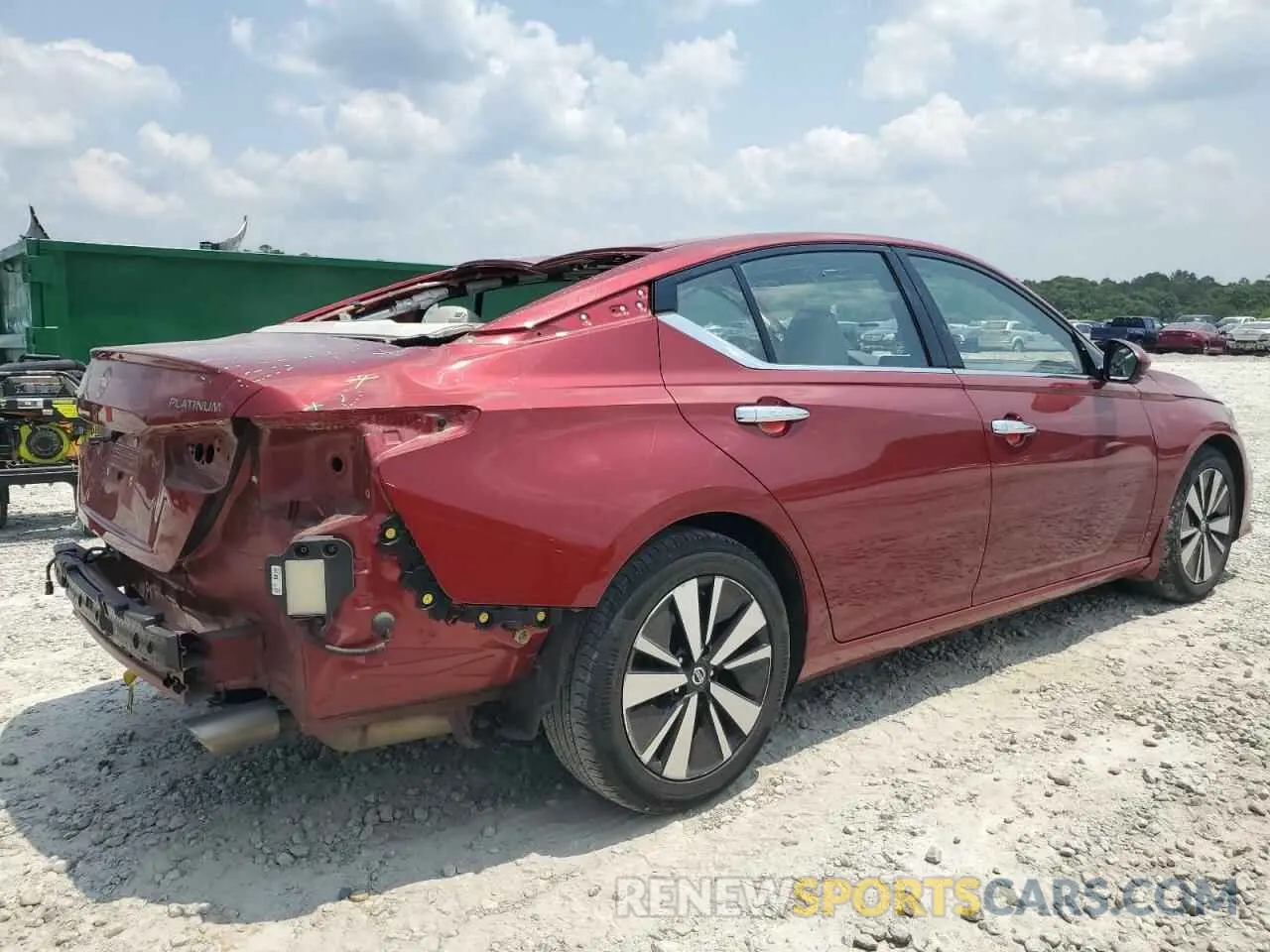 3 Photograph of a damaged car 1N4BL4FV4LC100833 NISSAN ALTIMA 2020