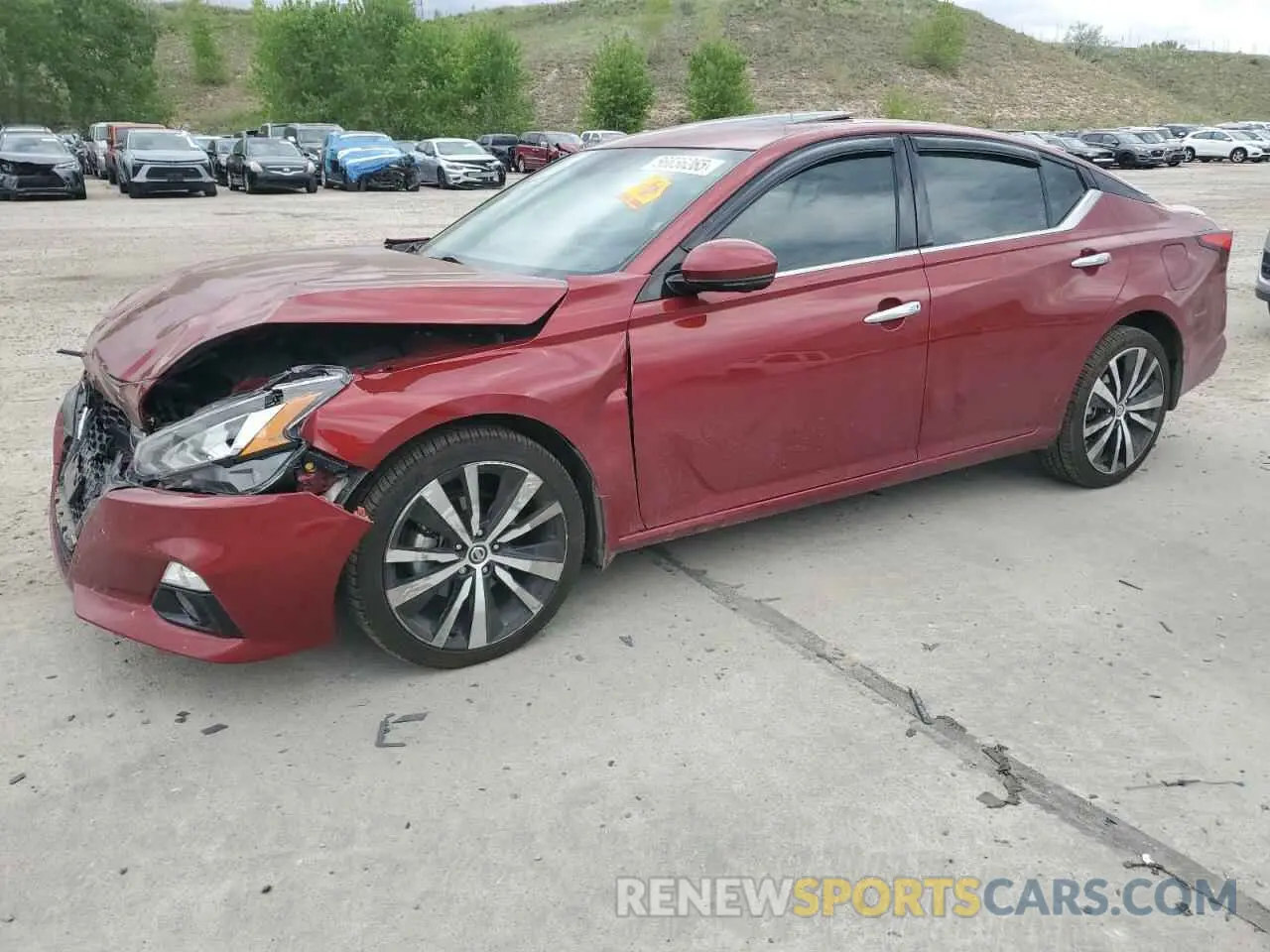 1 Photograph of a damaged car 1N4BL4FW0LC145812 NISSAN ALTIMA 2020