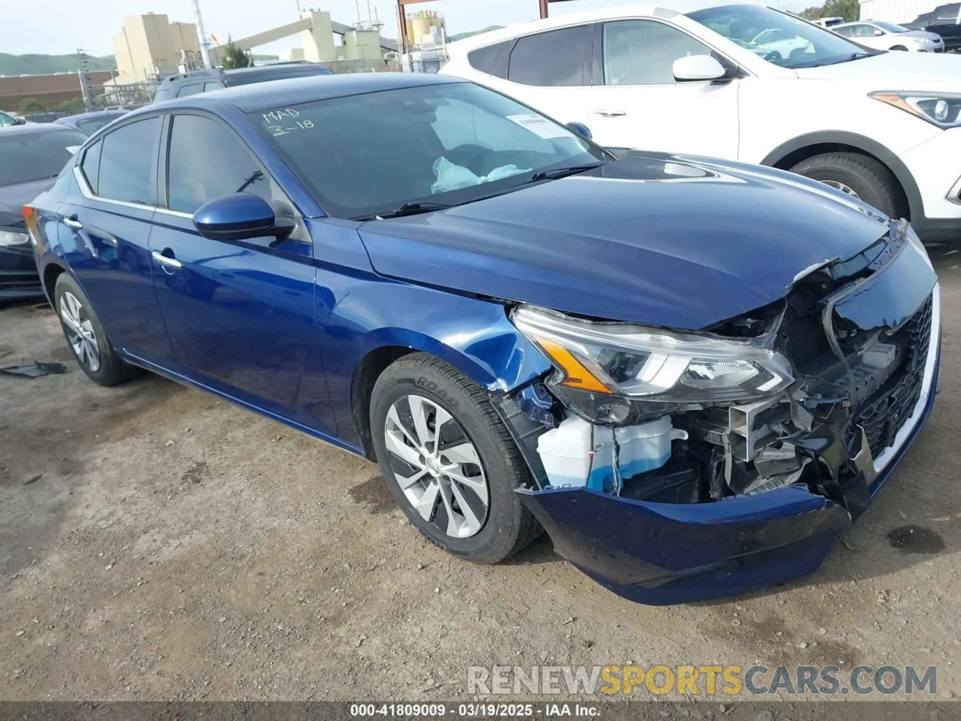 1 Photograph of a damaged car 1N4BL4BV1MN390668 NISSAN ALTIMA 2021