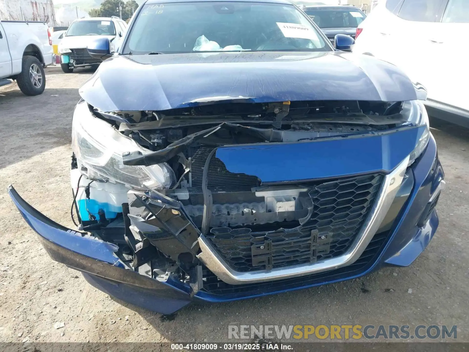 19 Photograph of a damaged car 1N4BL4BV1MN390668 NISSAN ALTIMA 2021