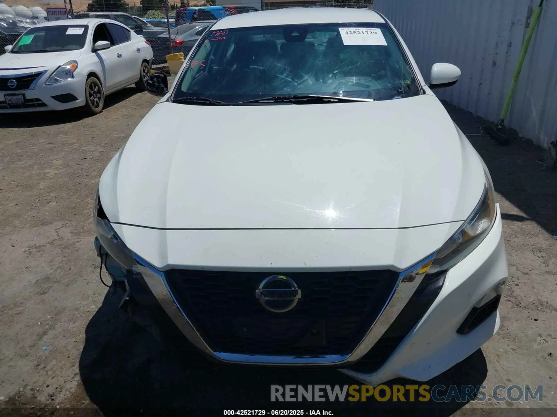 12 Photograph of a damaged car 1N4BL4BV4MN364825 NISSAN ALTIMA 2021