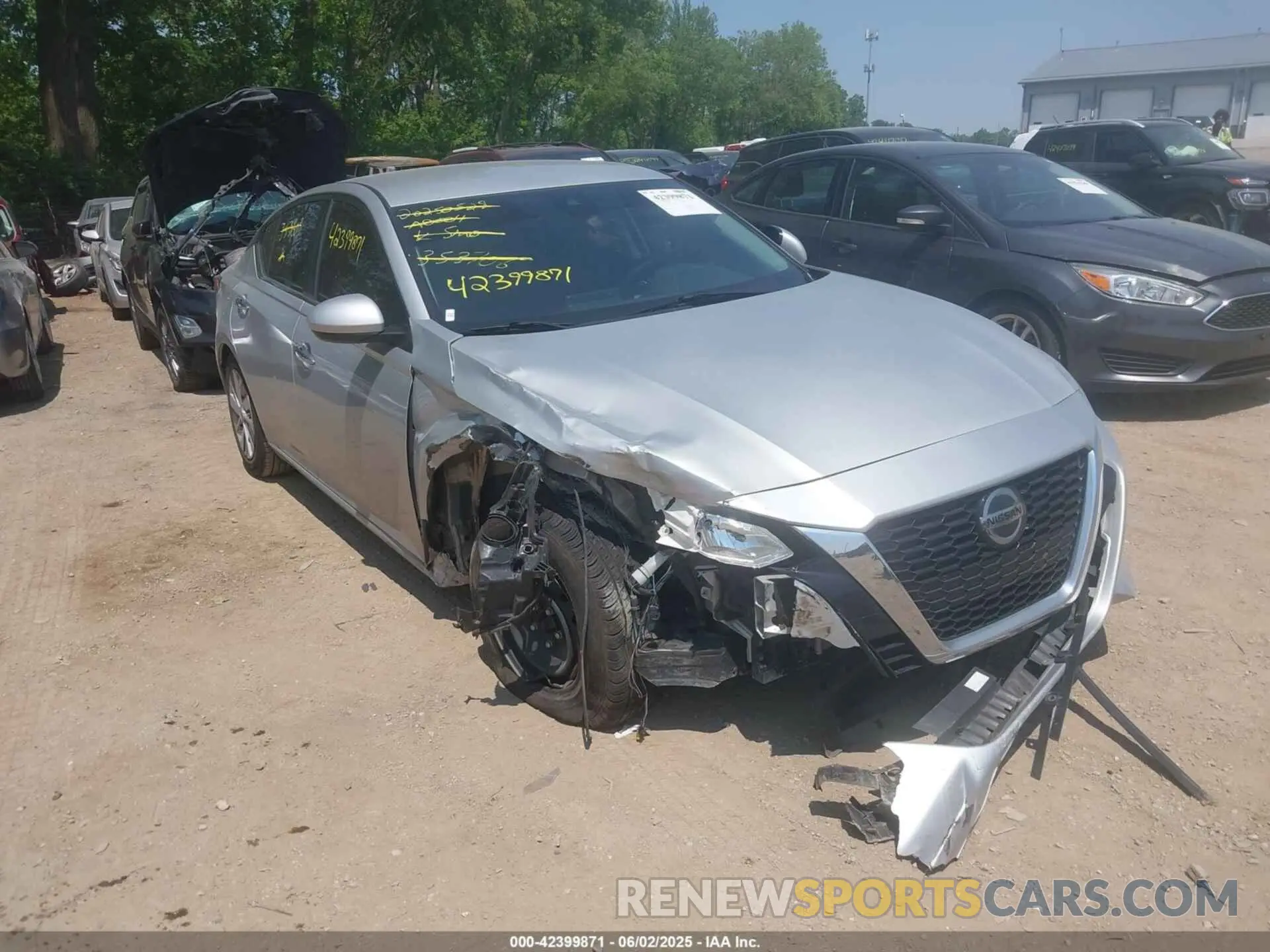 1 Photograph of a damaged car 1N4BL4BV7MN353706 NISSAN ALTIMA 2021