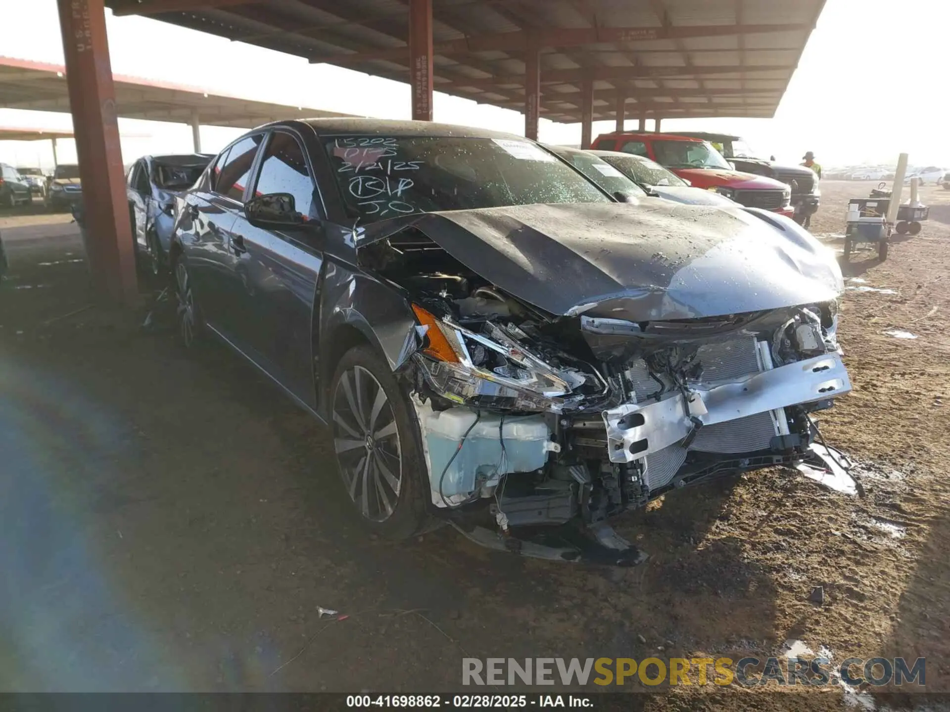 1 Photograph of a damaged car 1N4BL4CV0MN381555 NISSAN ALTIMA 2021