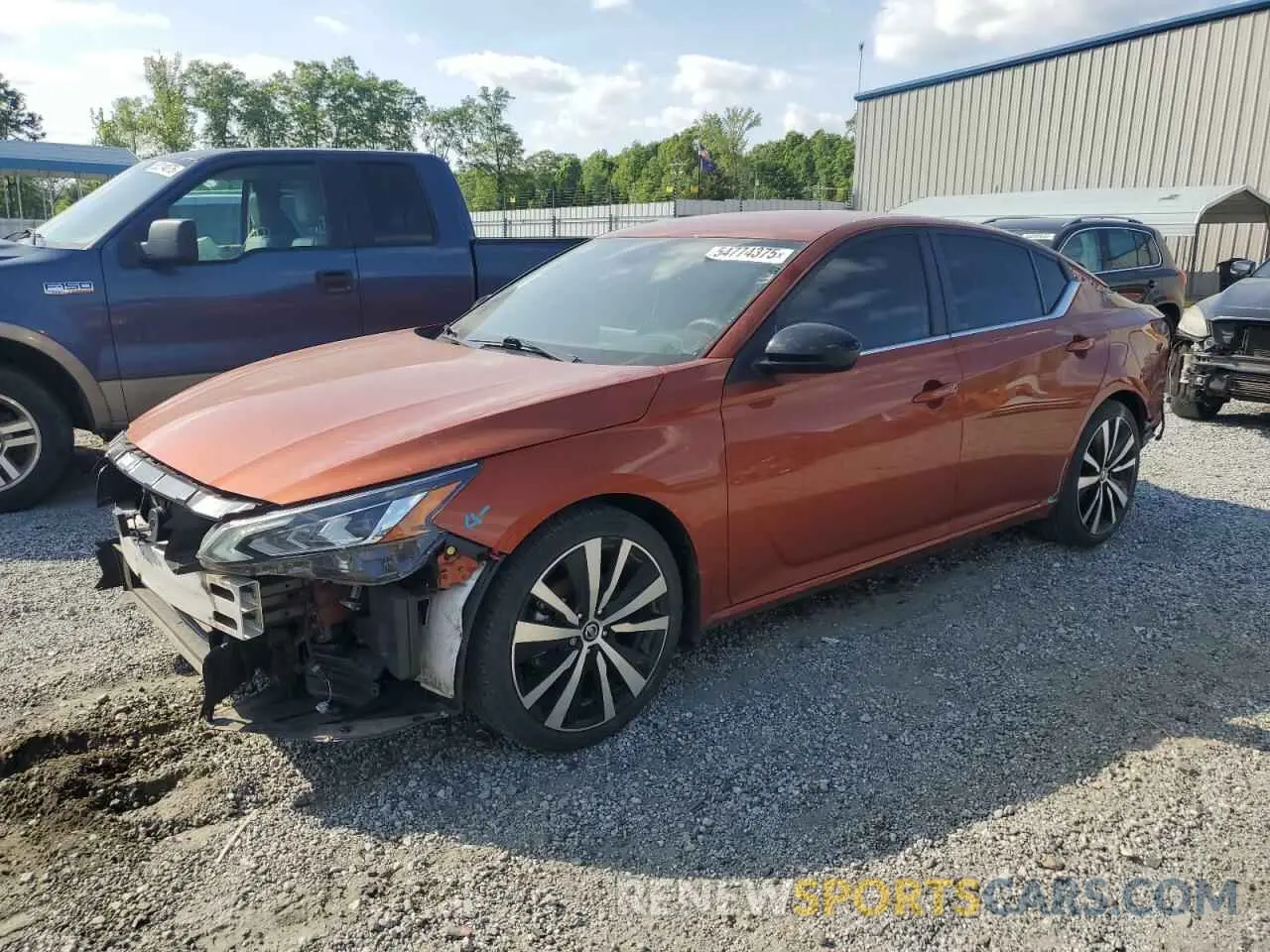 1 Photograph of a damaged car 1N4BL4CV0MN412657 NISSAN ALTIMA 2021