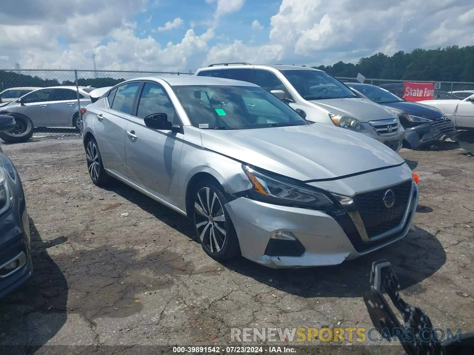 1 Photograph of a damaged car 1N4BL4CV7MN333258 NISSAN ALTIMA 2021