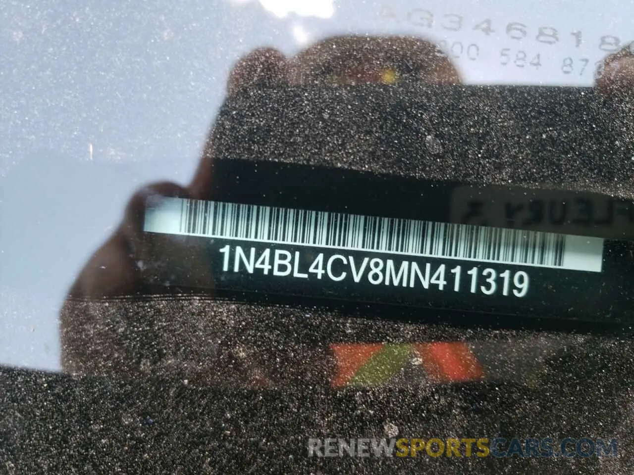 12 Photograph of a damaged car 1N4BL4CV8MN411319 NISSAN ALTIMA 2021