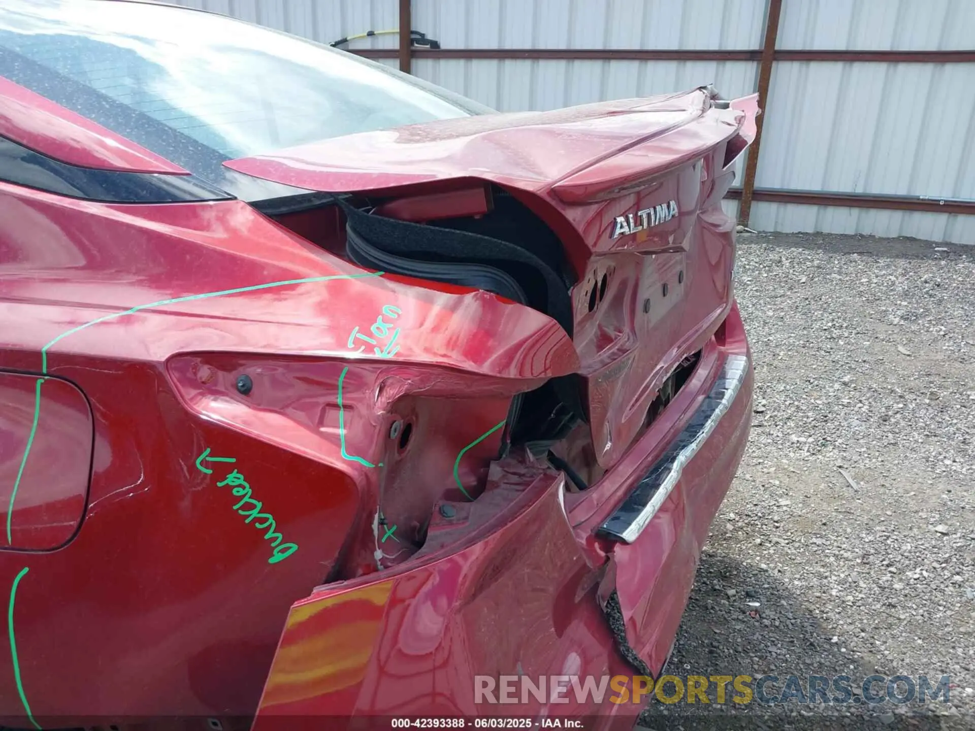 20 Photograph of a damaged car 1N4BL4EW7MN344136 NISSAN ALTIMA 2021