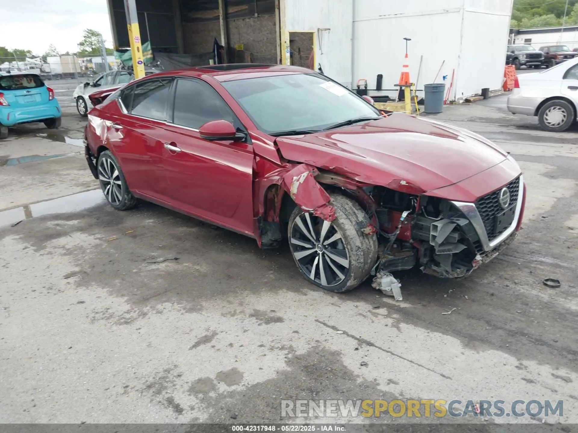 1 Photograph of a damaged car 1N4BL4FW5MN314843 NISSAN ALTIMA 2021