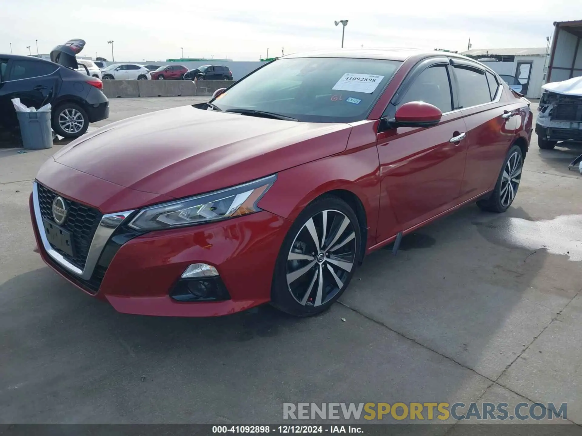 2 Photograph of a damaged car 1N4BL4FW7MN383162 NISSAN ALTIMA 2021
