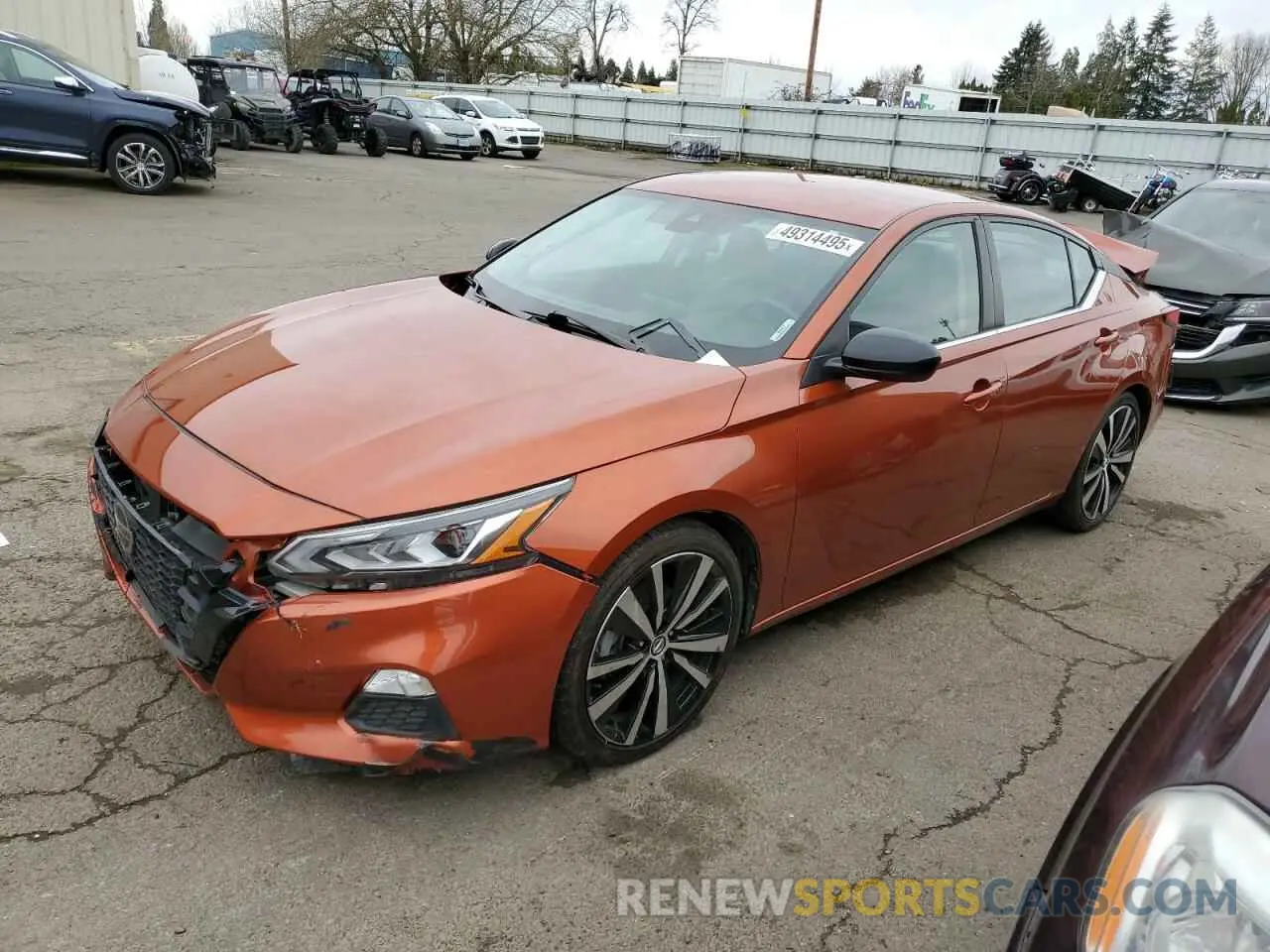 1 Photograph of a damaged car 1N4BL4CV2NN349563 NISSAN ALTIMA 2022