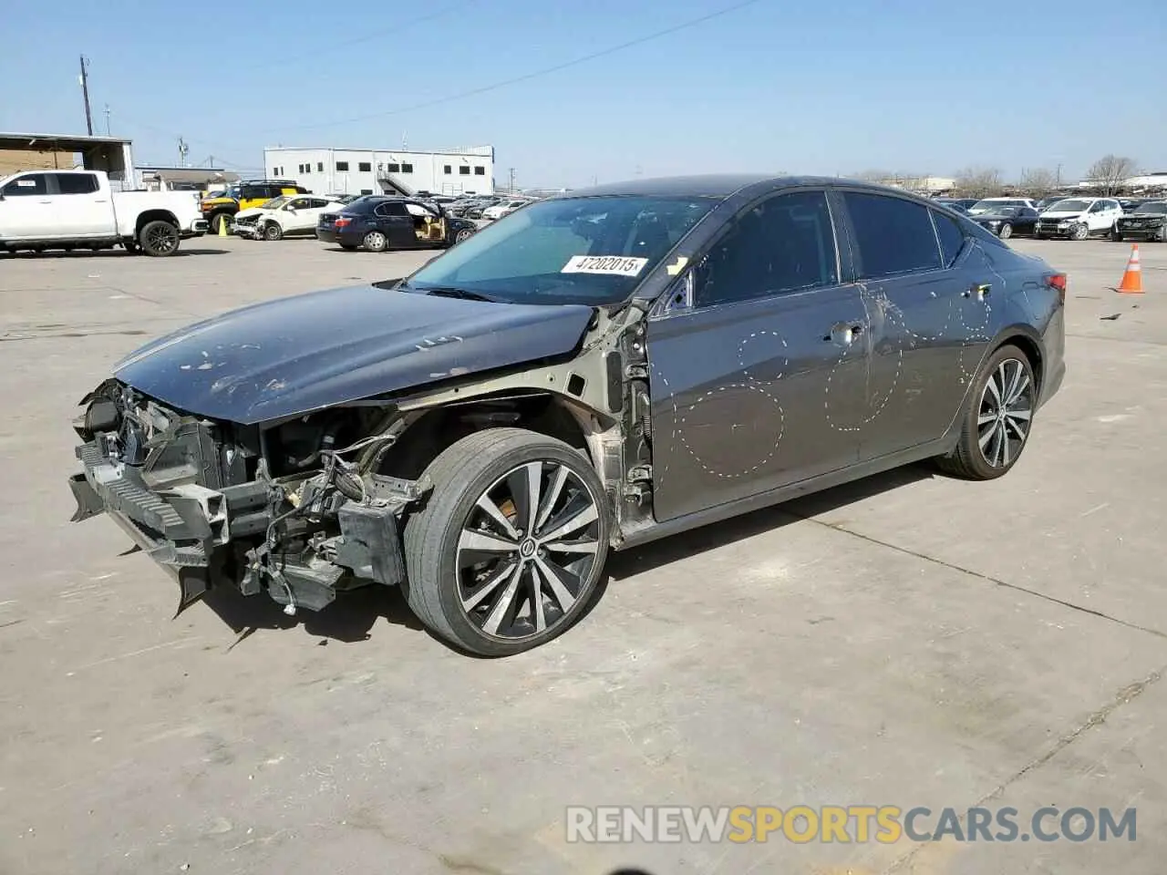 1 Photograph of a damaged car 1N4BL4CV6NN328215 NISSAN ALTIMA 2022