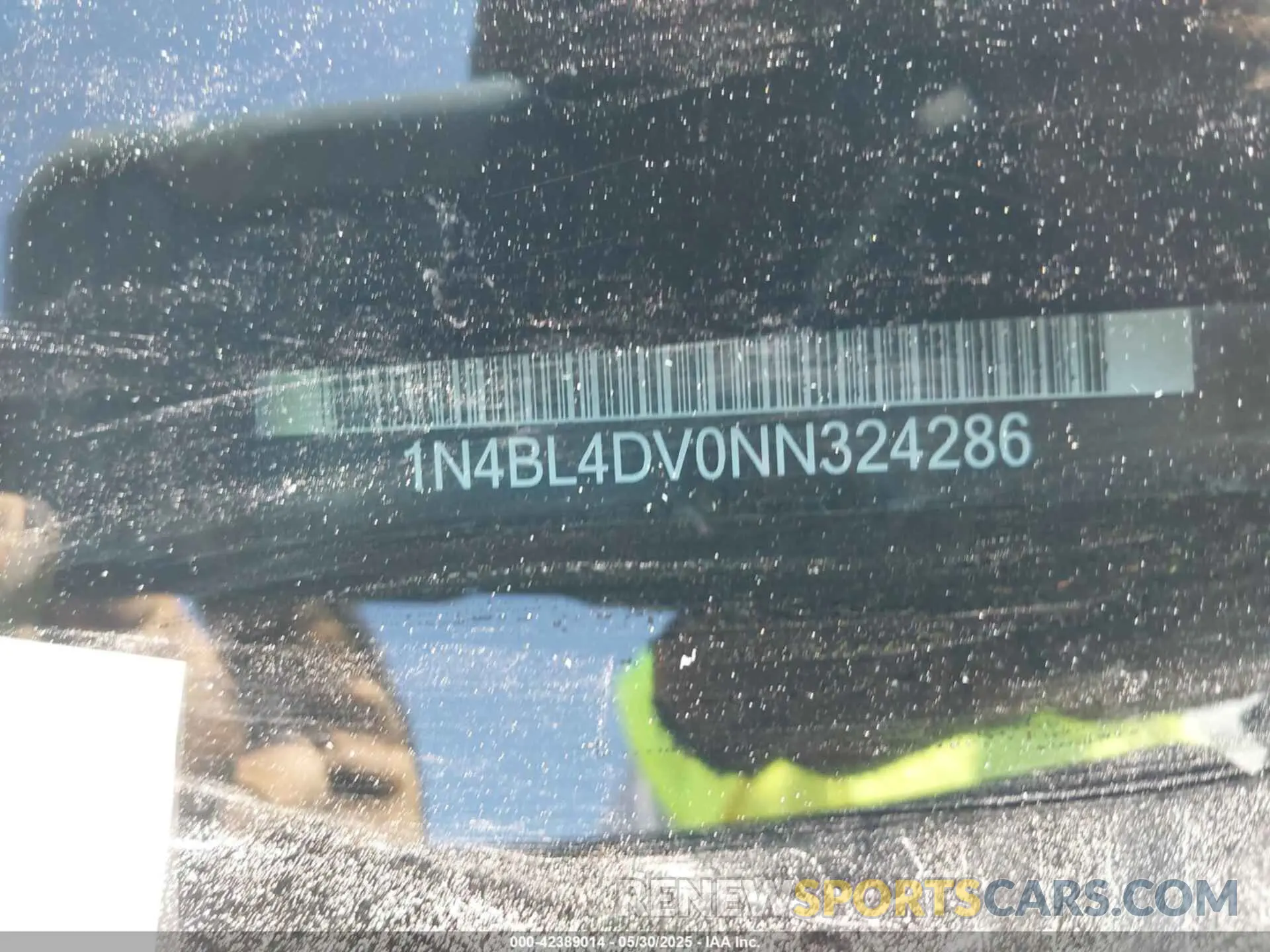 9 Photograph of a damaged car 1N4BL4DV0NN324286 NISSAN ALTIMA 2022