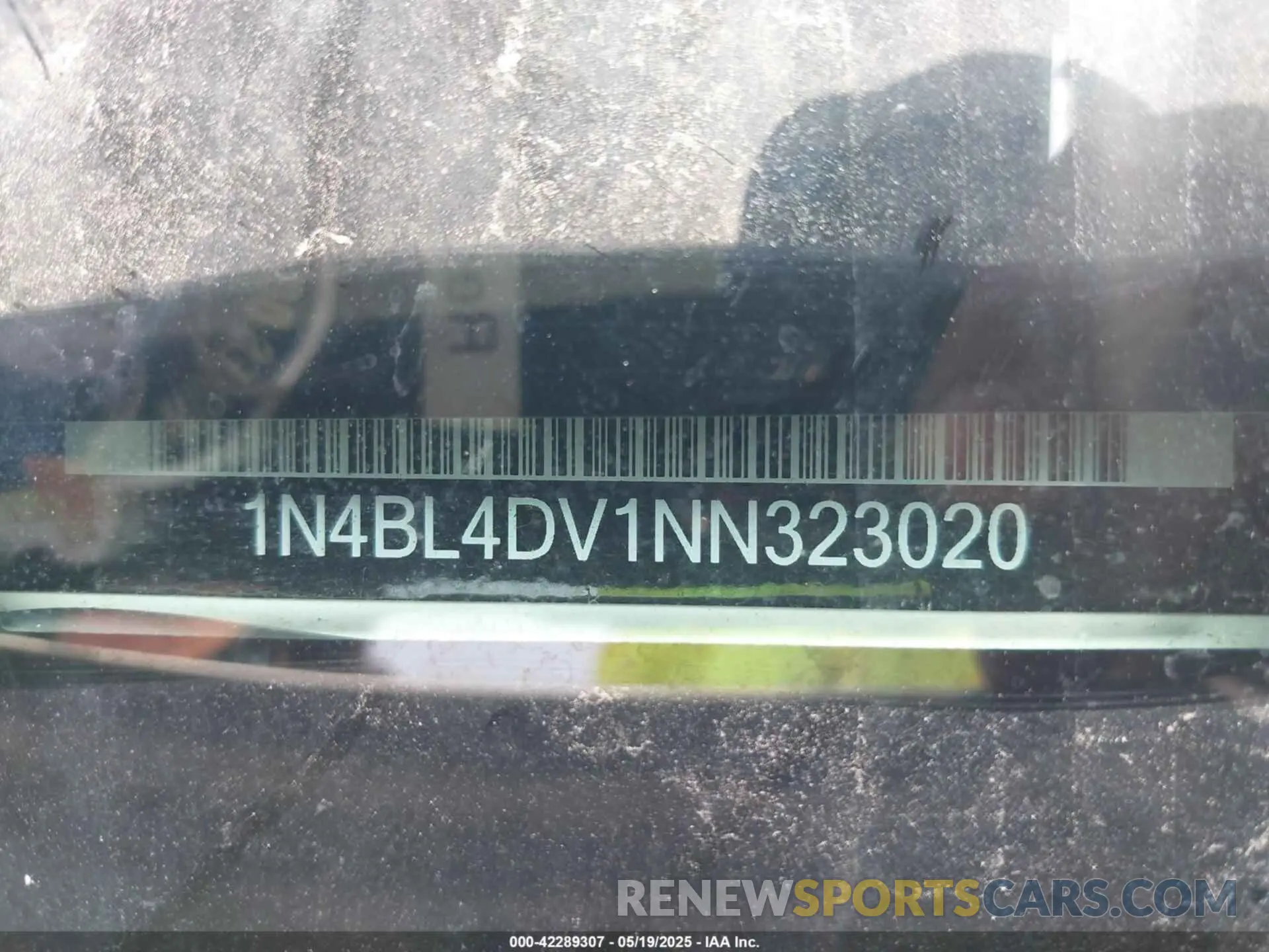 8 Photograph of a damaged car 1N4BL4DV1NN323020 NISSAN ALTIMA 2022