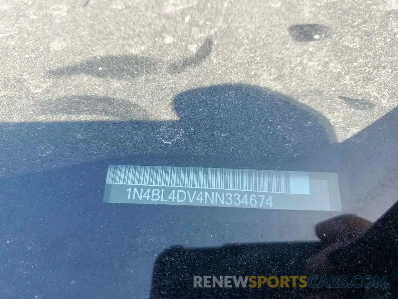 14 Photograph of a damaged car 1N4BL4DV4NN334674 NISSAN ALTIMA 2022
