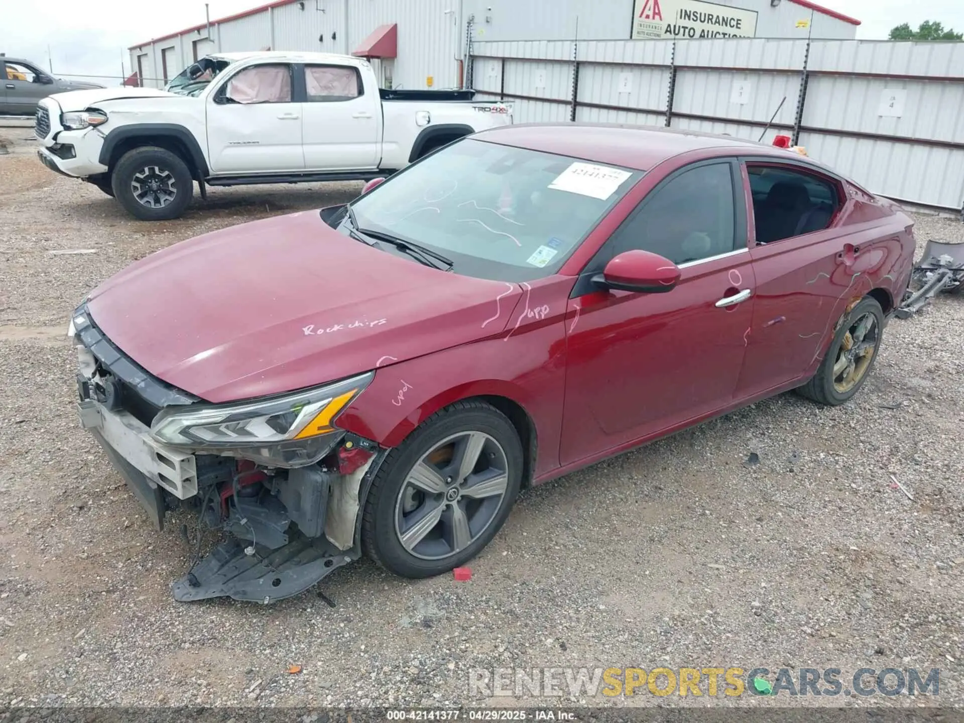 2 Photograph of a damaged car 1N4BL4DV6NN317522 NISSAN ALTIMA 2022