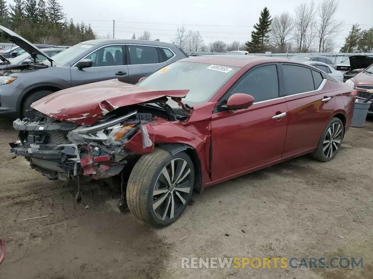 1 Photograph of a damaged car 1N4BL4FW6NN307787 NISSAN ALTIMA 2022