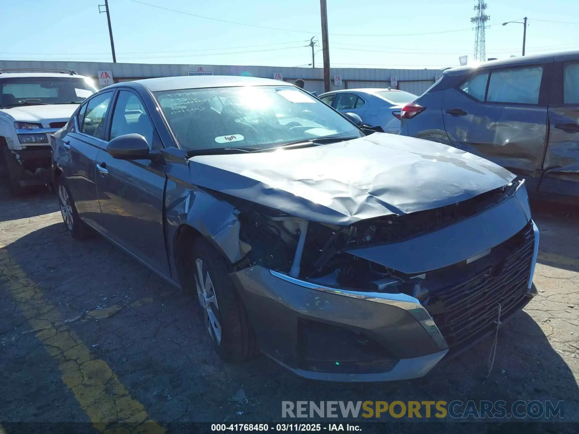 1 Photograph of a damaged car 1N4BL4BV4PN357149 NISSAN ALTIMA 2023