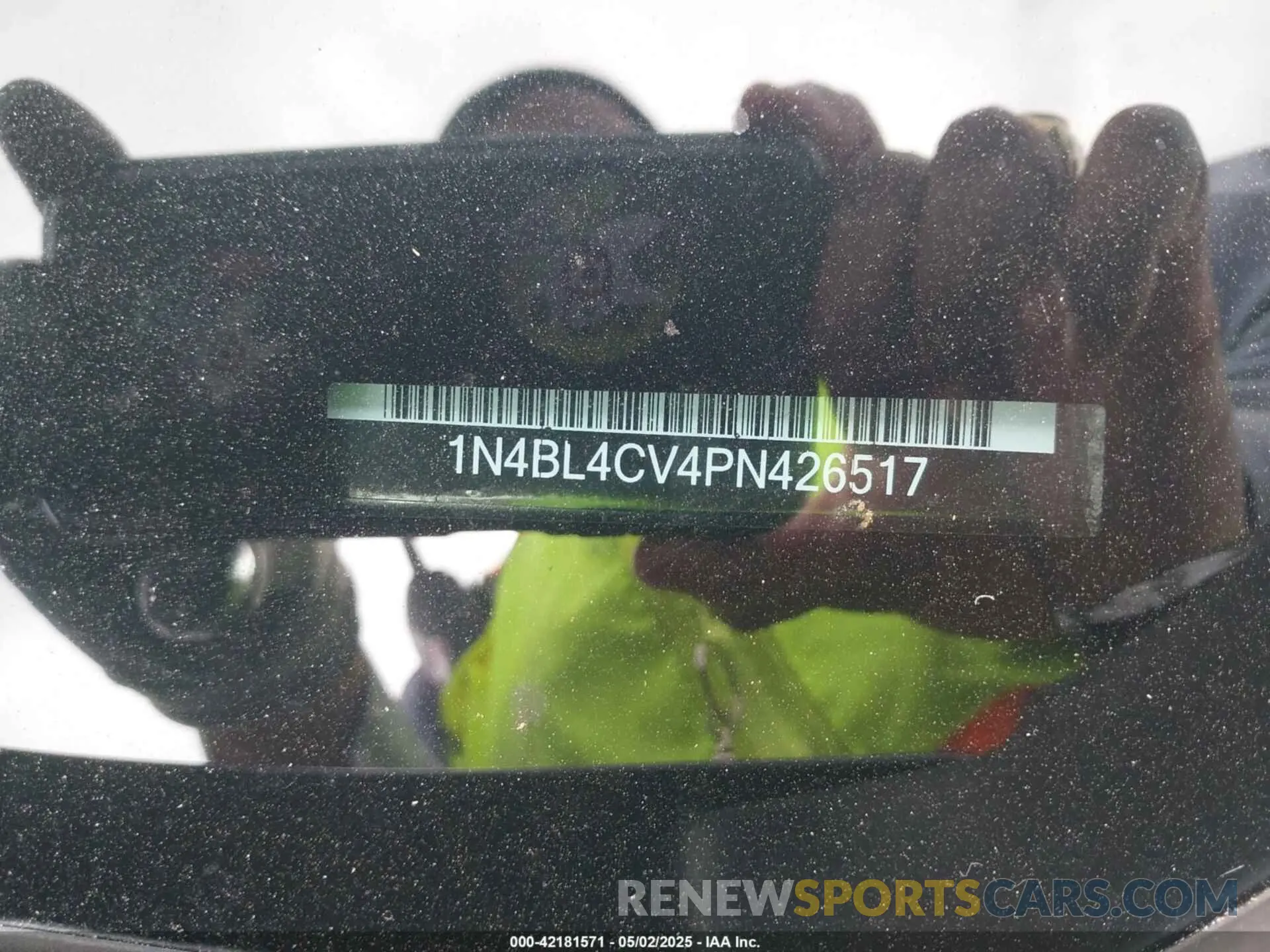 9 Photograph of a damaged car 1N4BL4CV4PN426517 NISSAN ALTIMA 2023