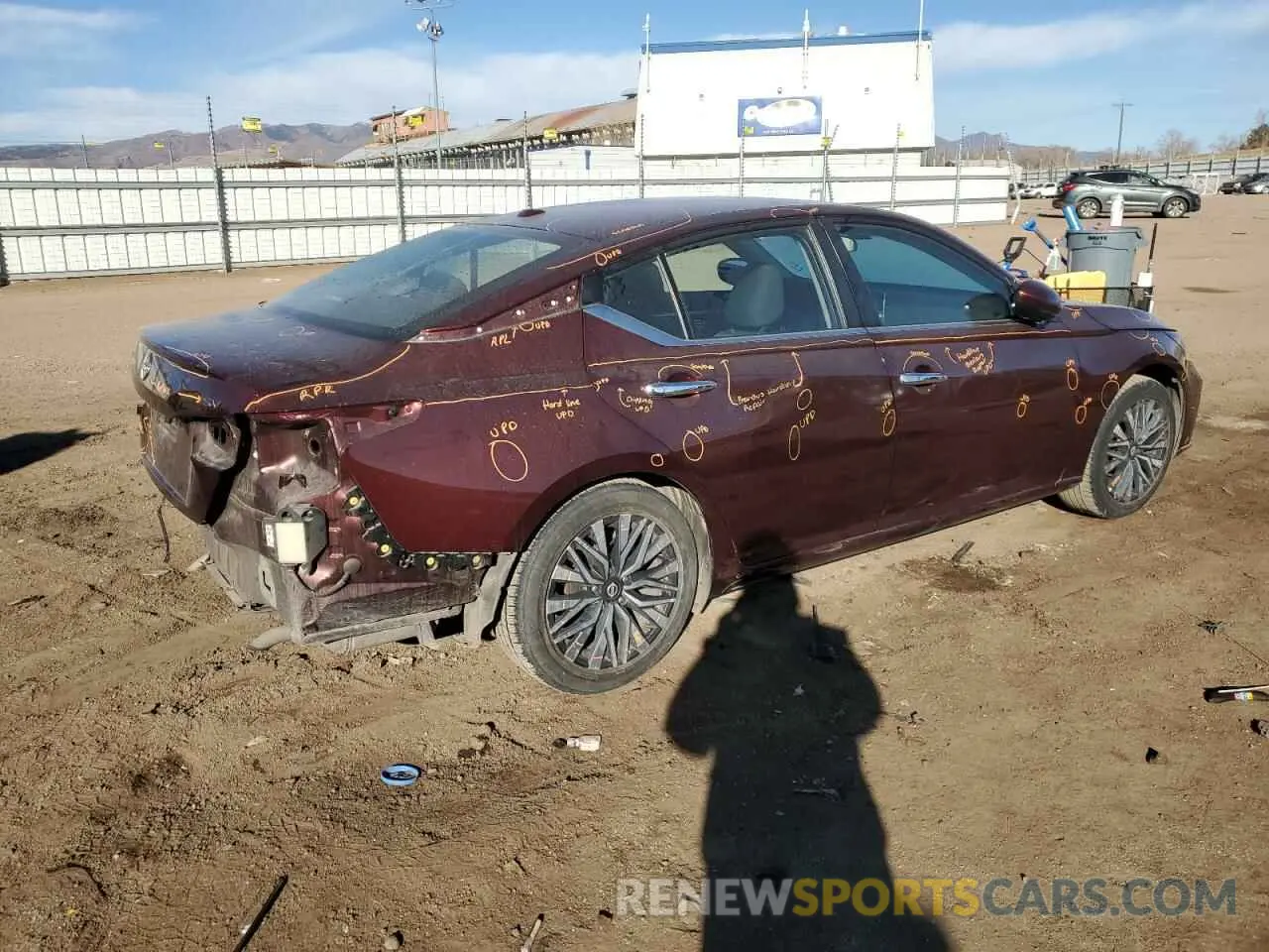 3 Photograph of a damaged car 1N4BL4DV2PN316516 NISSAN ALTIMA 2023