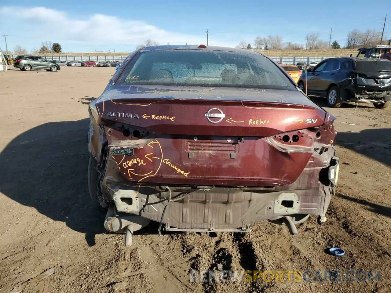 6 Photograph of a damaged car 1N4BL4DV2PN316516 NISSAN ALTIMA 2023