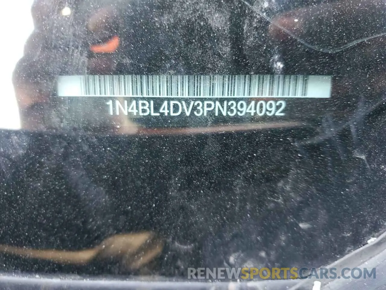 14 Photograph of a damaged car 1N4BL4DV3PN394092 NISSAN ALTIMA 2023