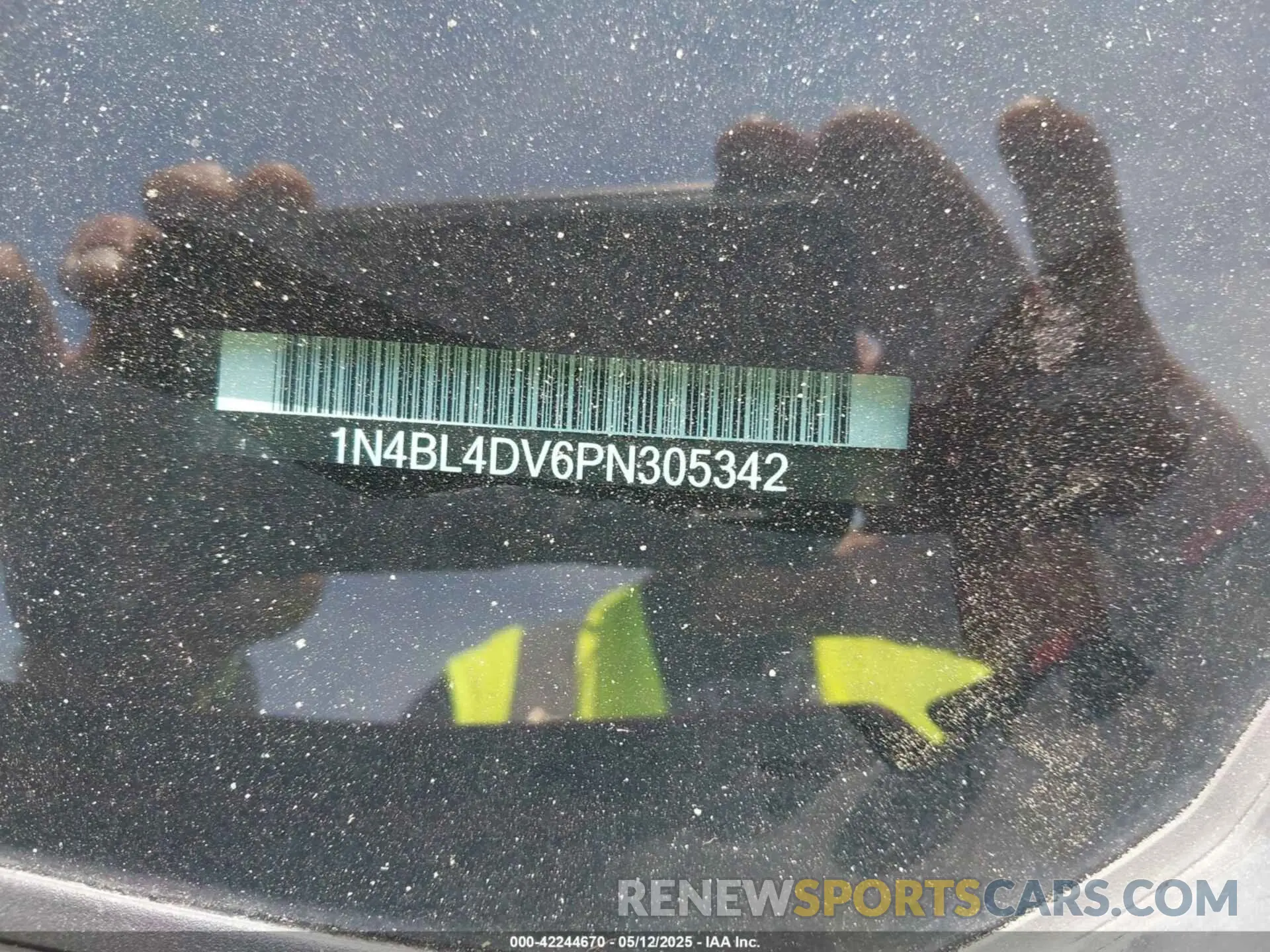 12 Photograph of a damaged car 1N4BL4DV6PN305342 NISSAN ALTIMA 2023