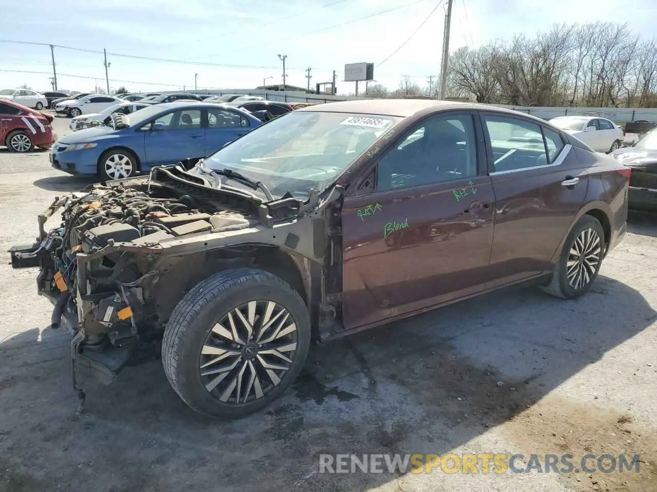 1 Photograph of a damaged car 1N4BL4DV6PN375925 NISSAN ALTIMA 2023