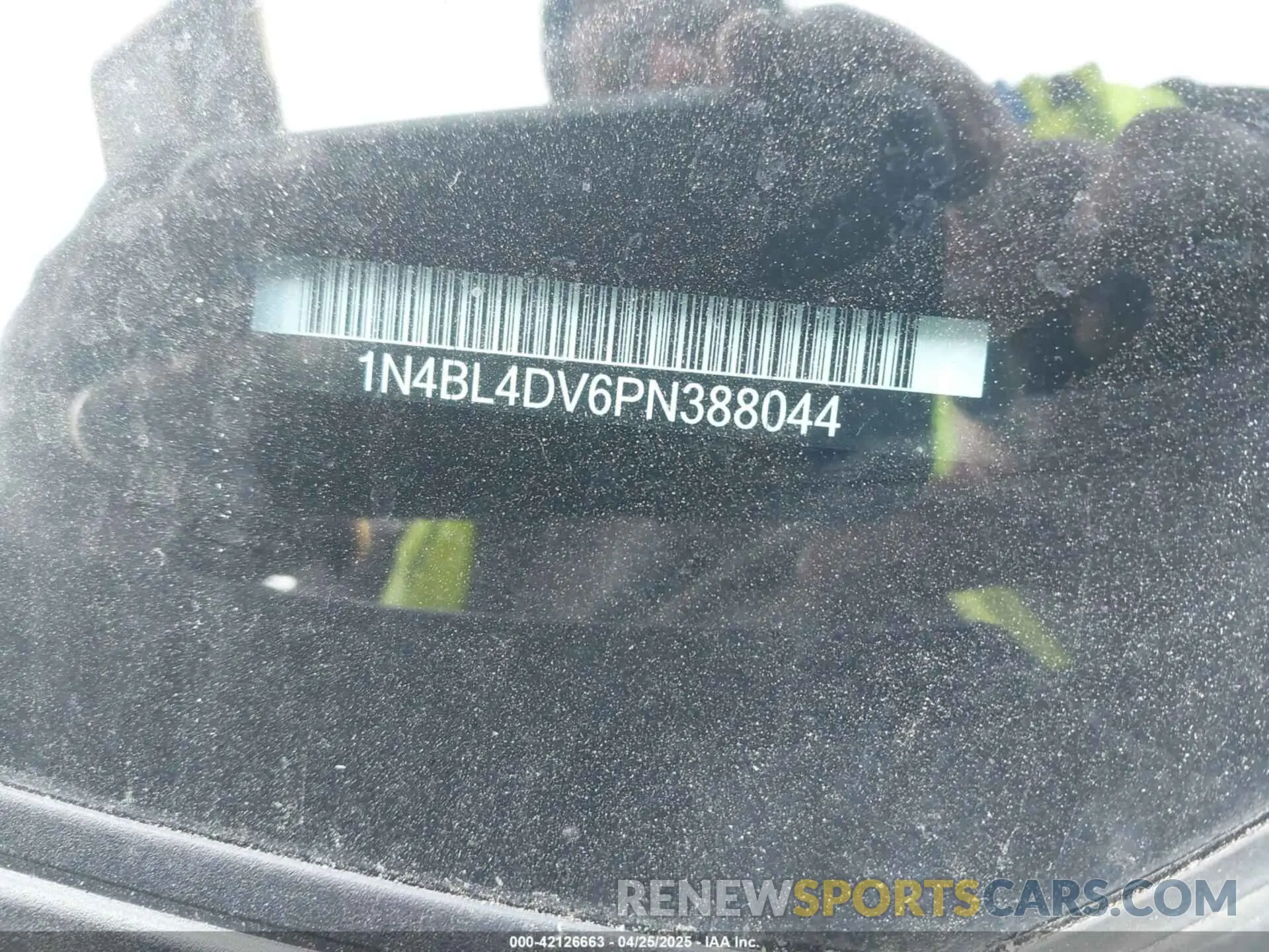17 Photograph of a damaged car 1N4BL4DV6PN388044 NISSAN ALTIMA 2023