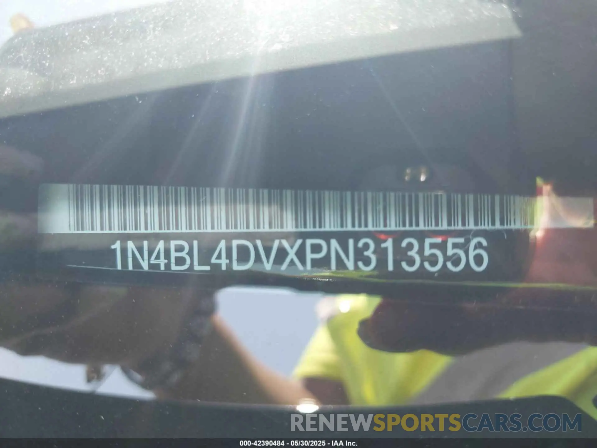 9 Photograph of a damaged car 1N4BL4DVXPN313556 NISSAN ALTIMA 2023