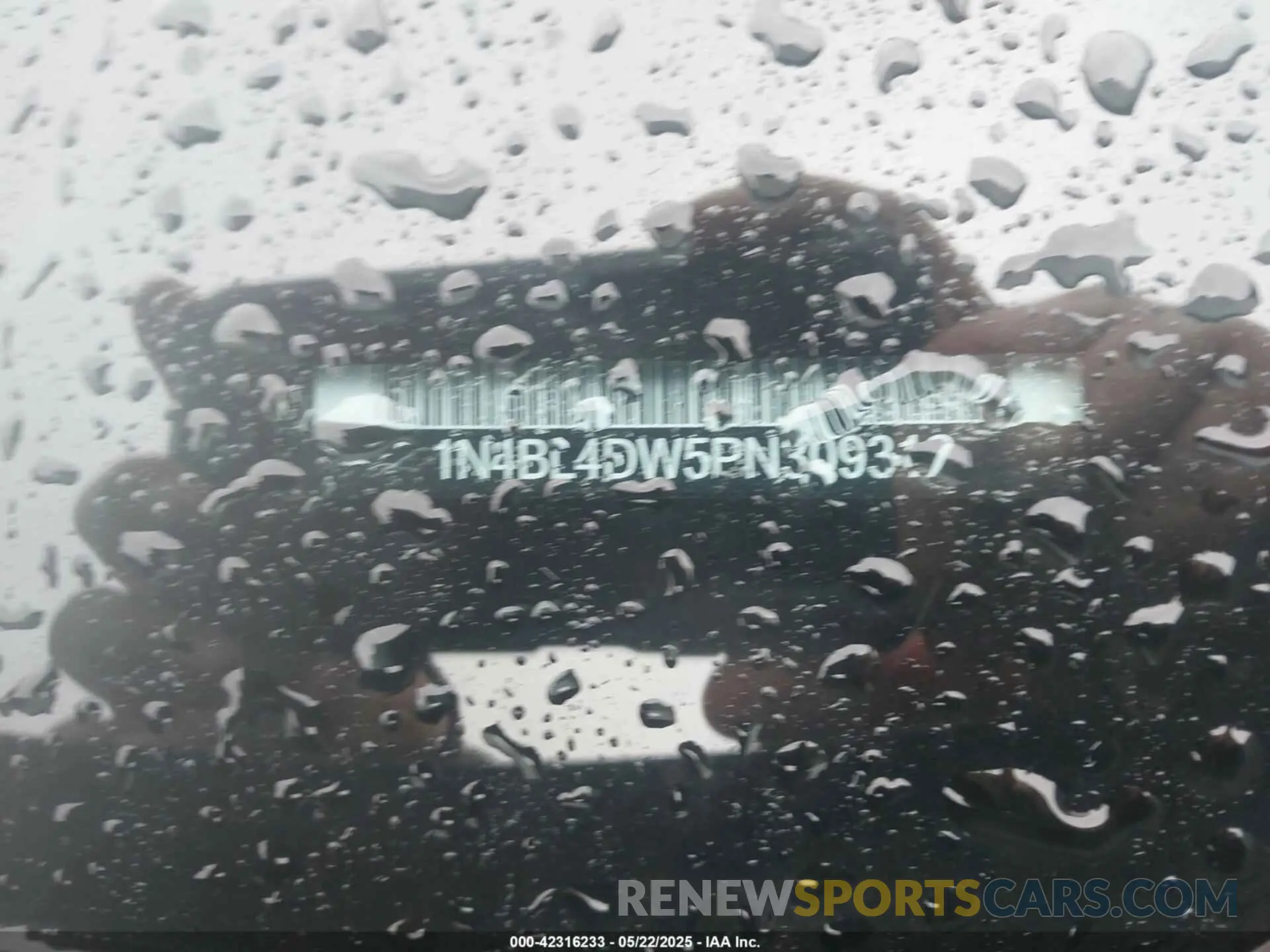 17 Photograph of a damaged car 1N4BL4DW5PN309312 NISSAN ALTIMA 2023