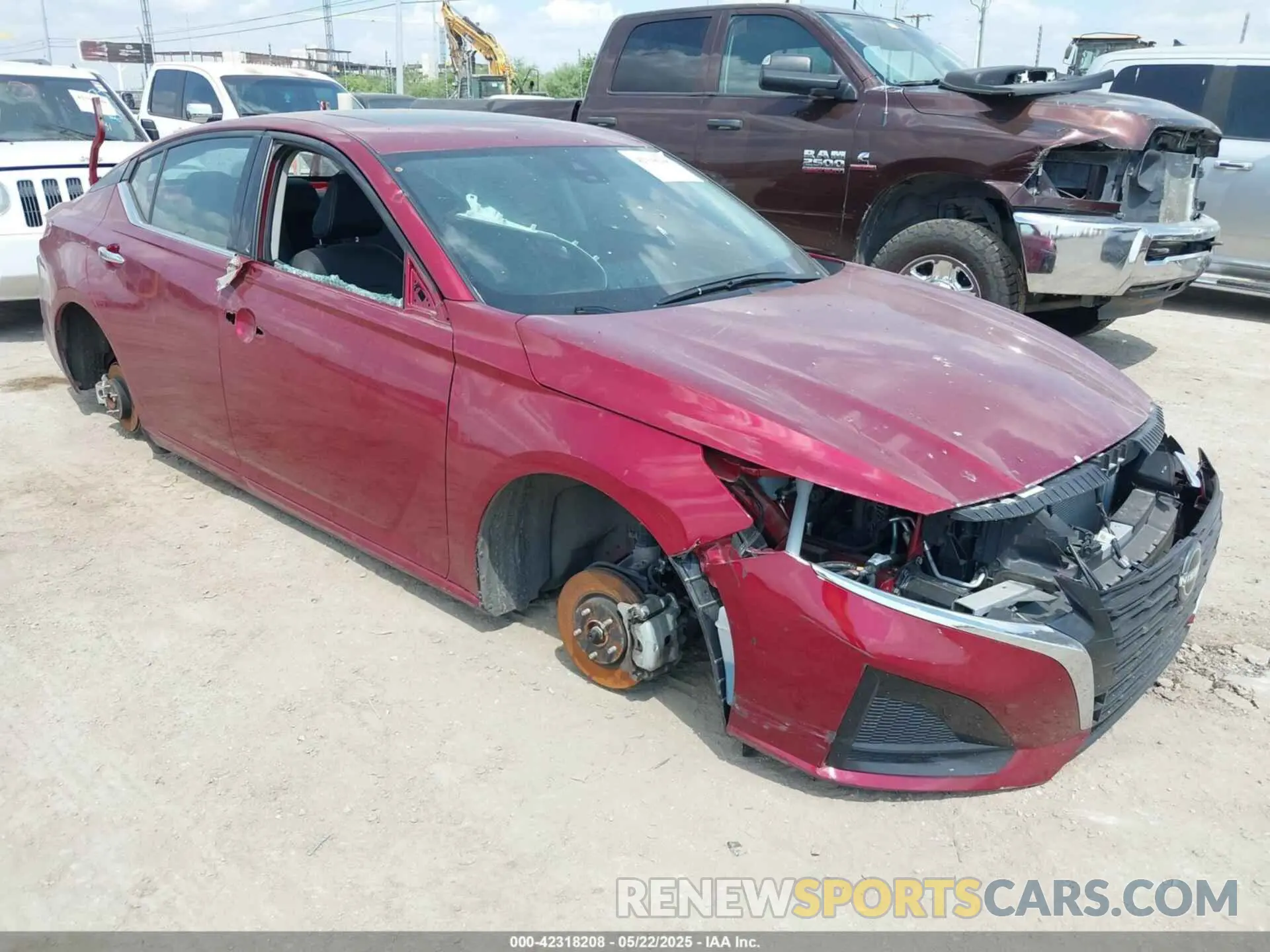 1 Photograph of a damaged car 1N4BL4EV0PN344054 NISSAN ALTIMA 2023