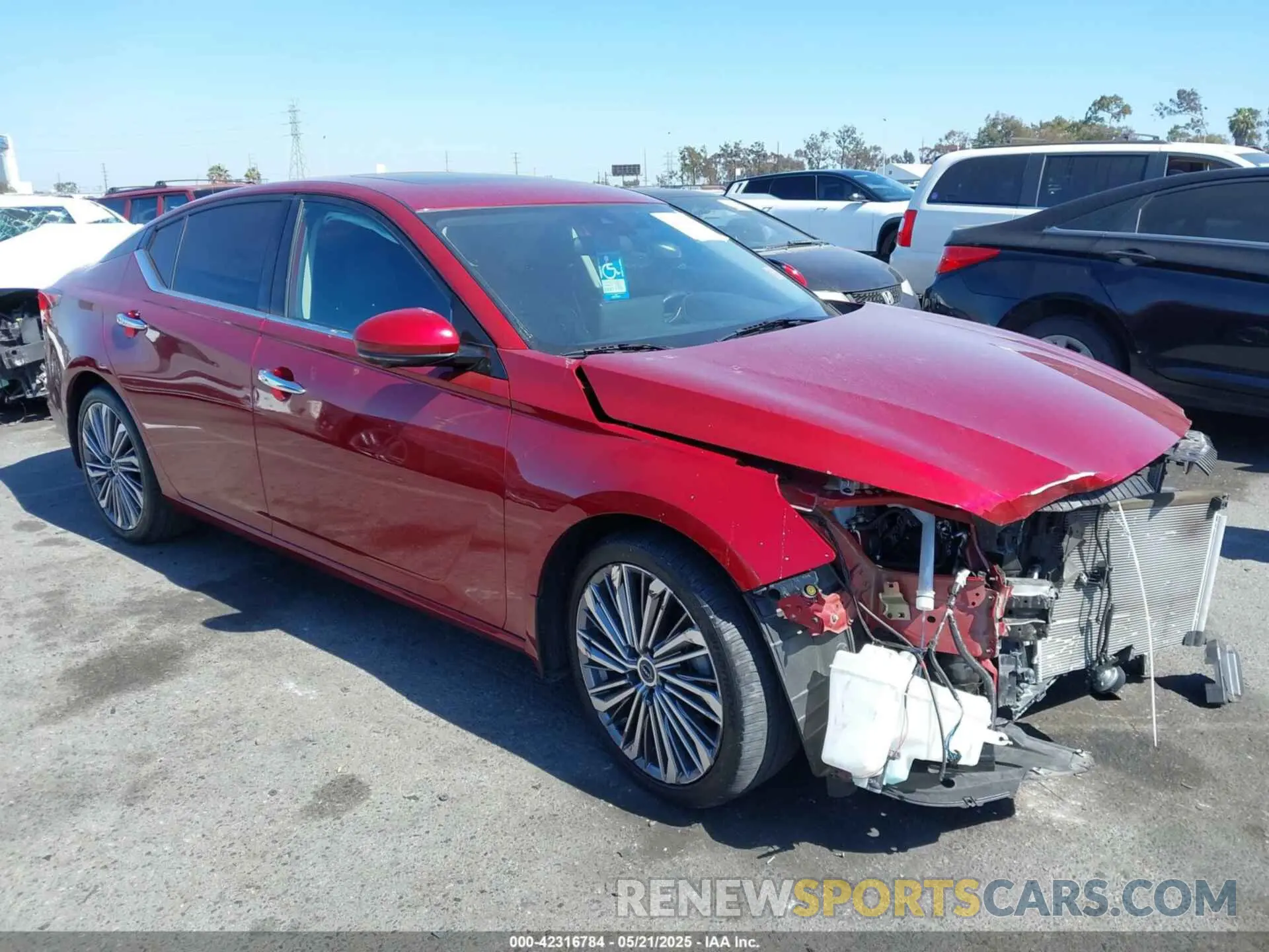 1 Photograph of a damaged car 1N4BL4EV0PN400946 NISSAN ALTIMA 2023