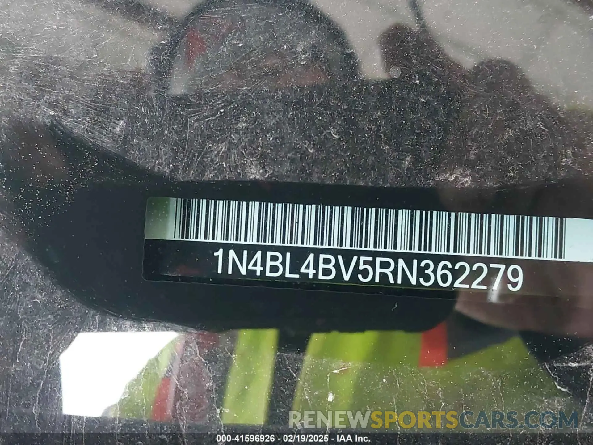 9 Photograph of a damaged car 1N4BL4BV5RN362279 NISSAN ALTIMA 2024