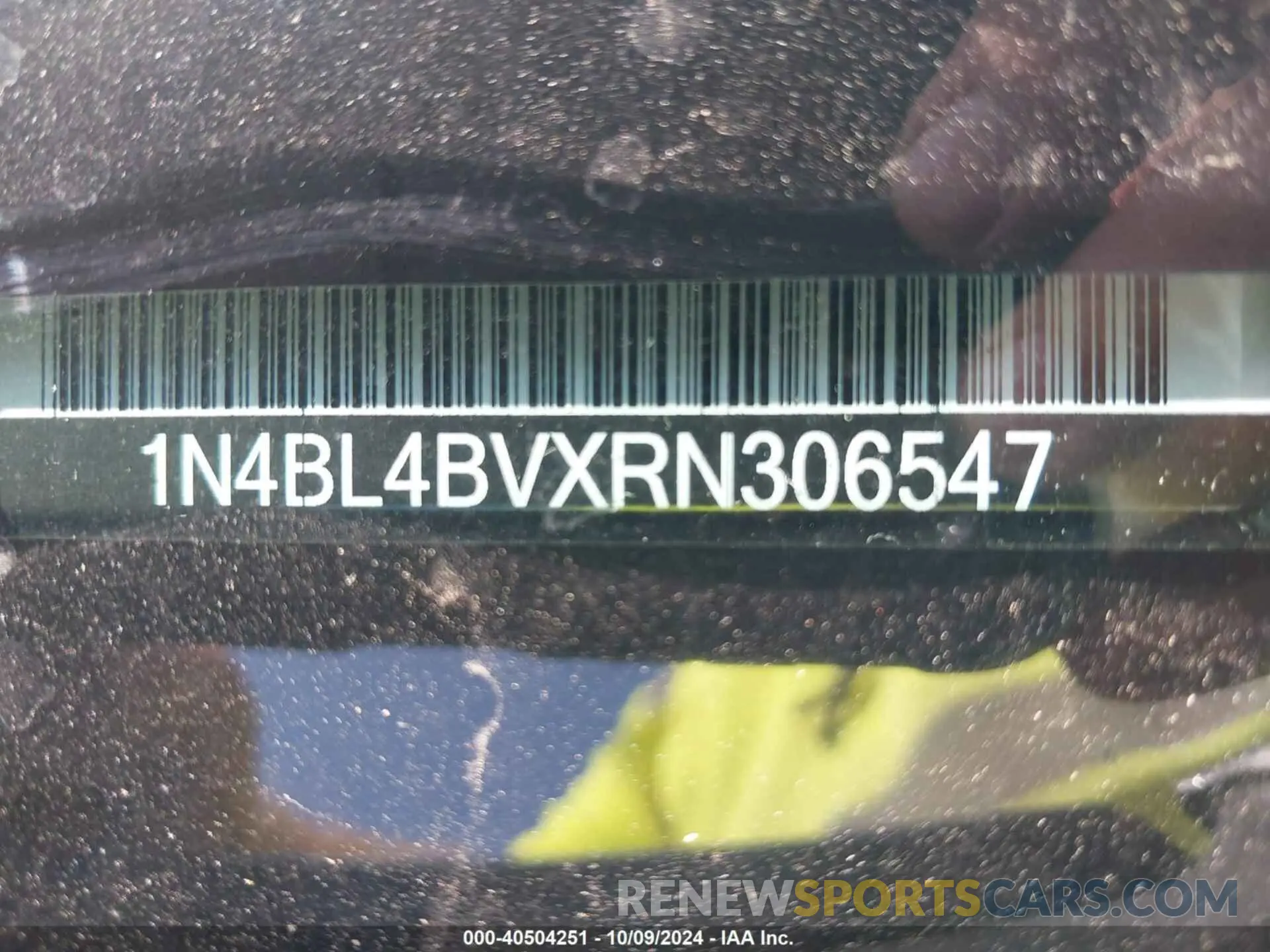 18 Photograph of a damaged car 1N4BL4BVXRN306547 NISSAN ALTIMA 2024
