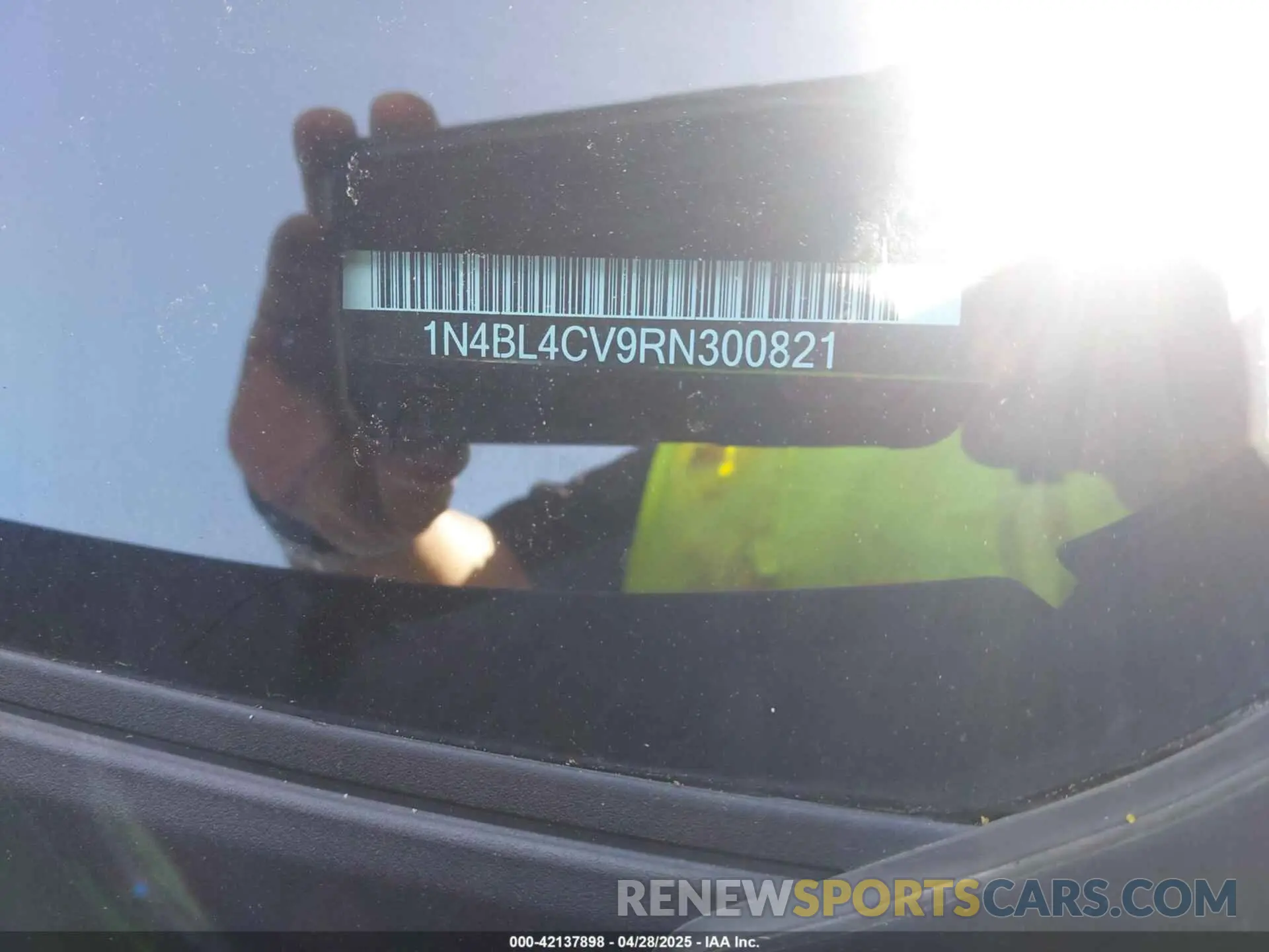 9 Photograph of a damaged car 1N4BL4CV9RN300821 NISSAN ALTIMA 2024
