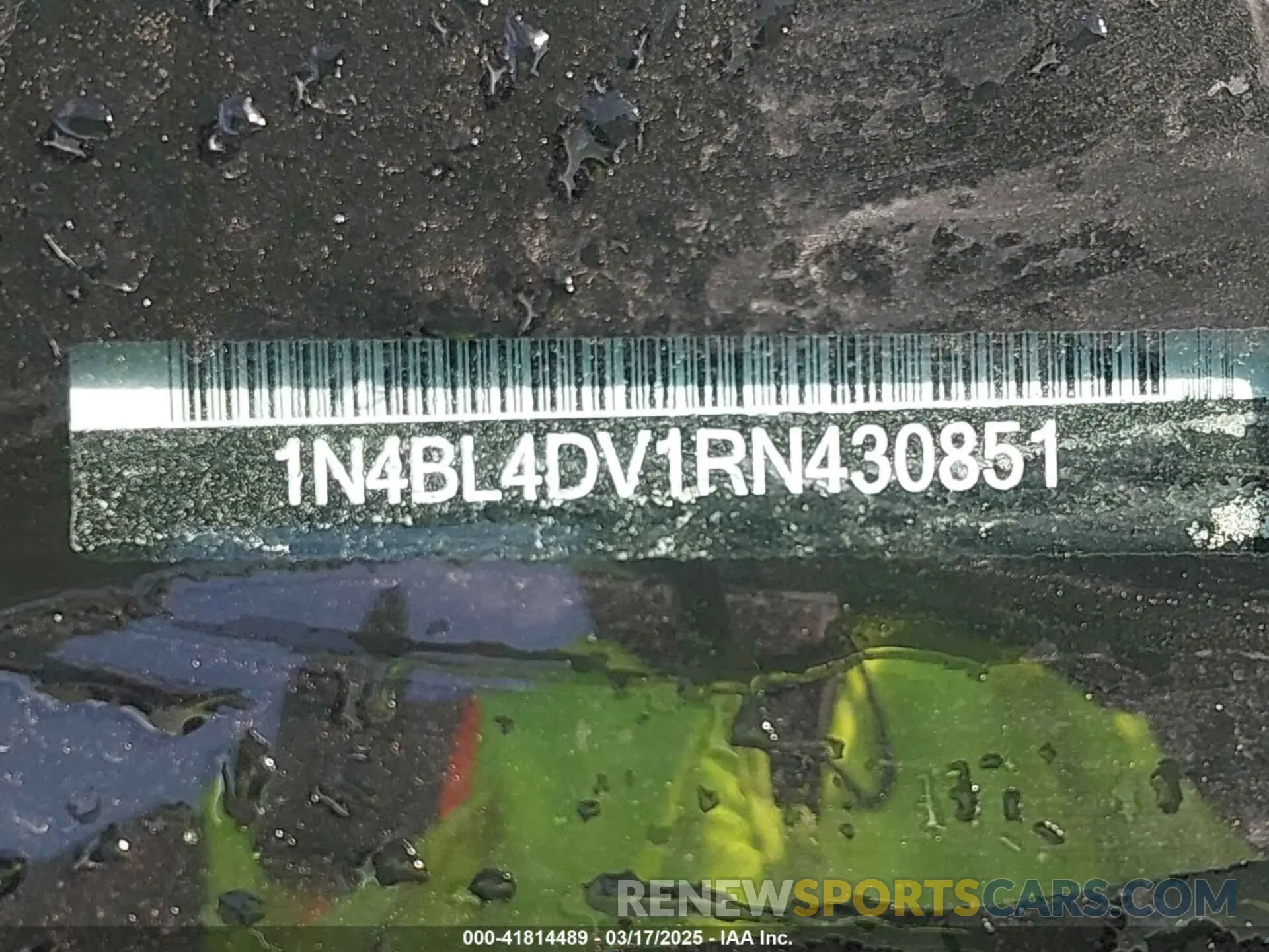 9 Photograph of a damaged car 1N4BL4DV1RN430851 NISSAN ALTIMA 2024
