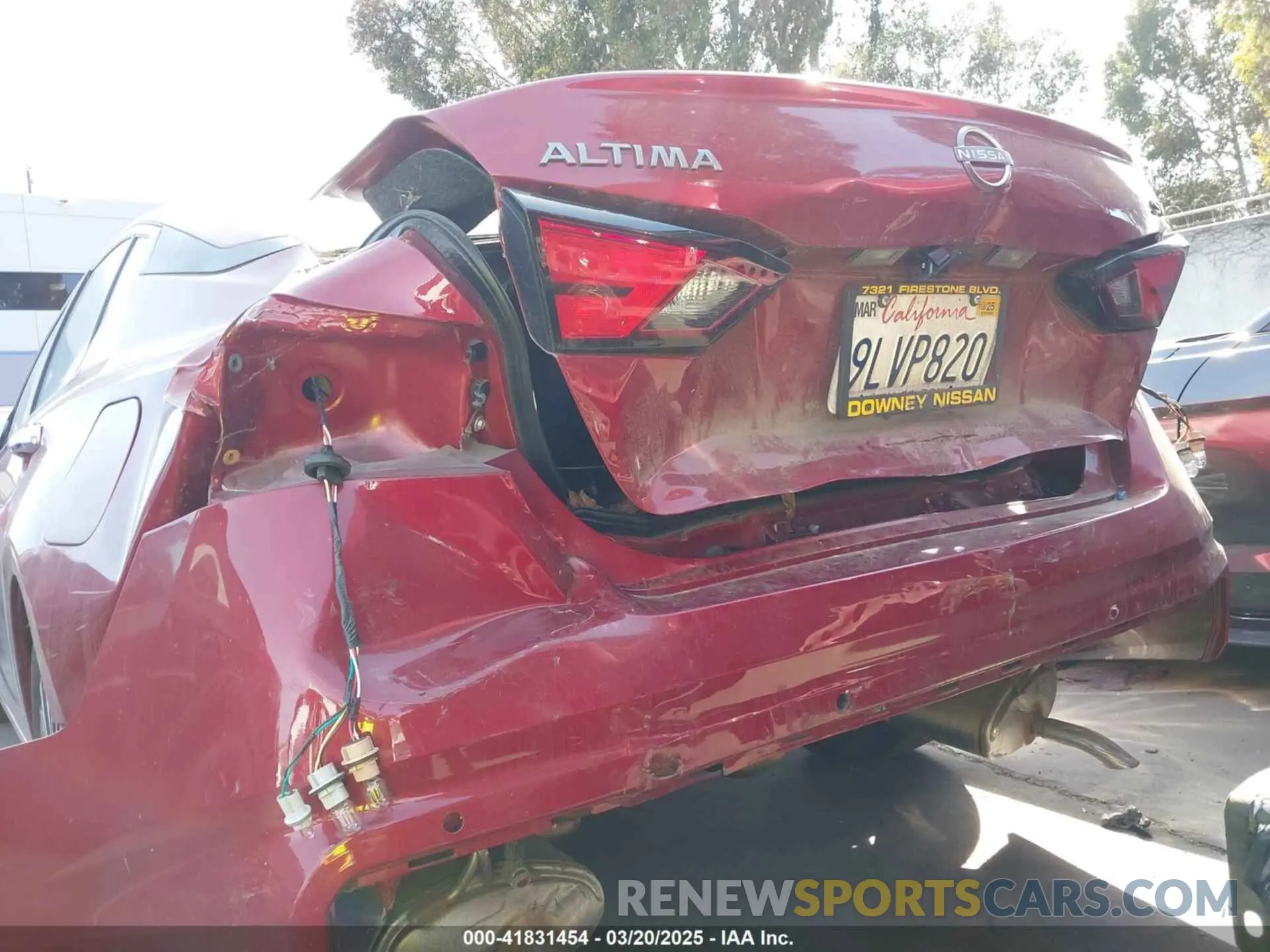 6 Photograph of a damaged car 1N4BL4DV3RN355036 NISSAN ALTIMA 2024