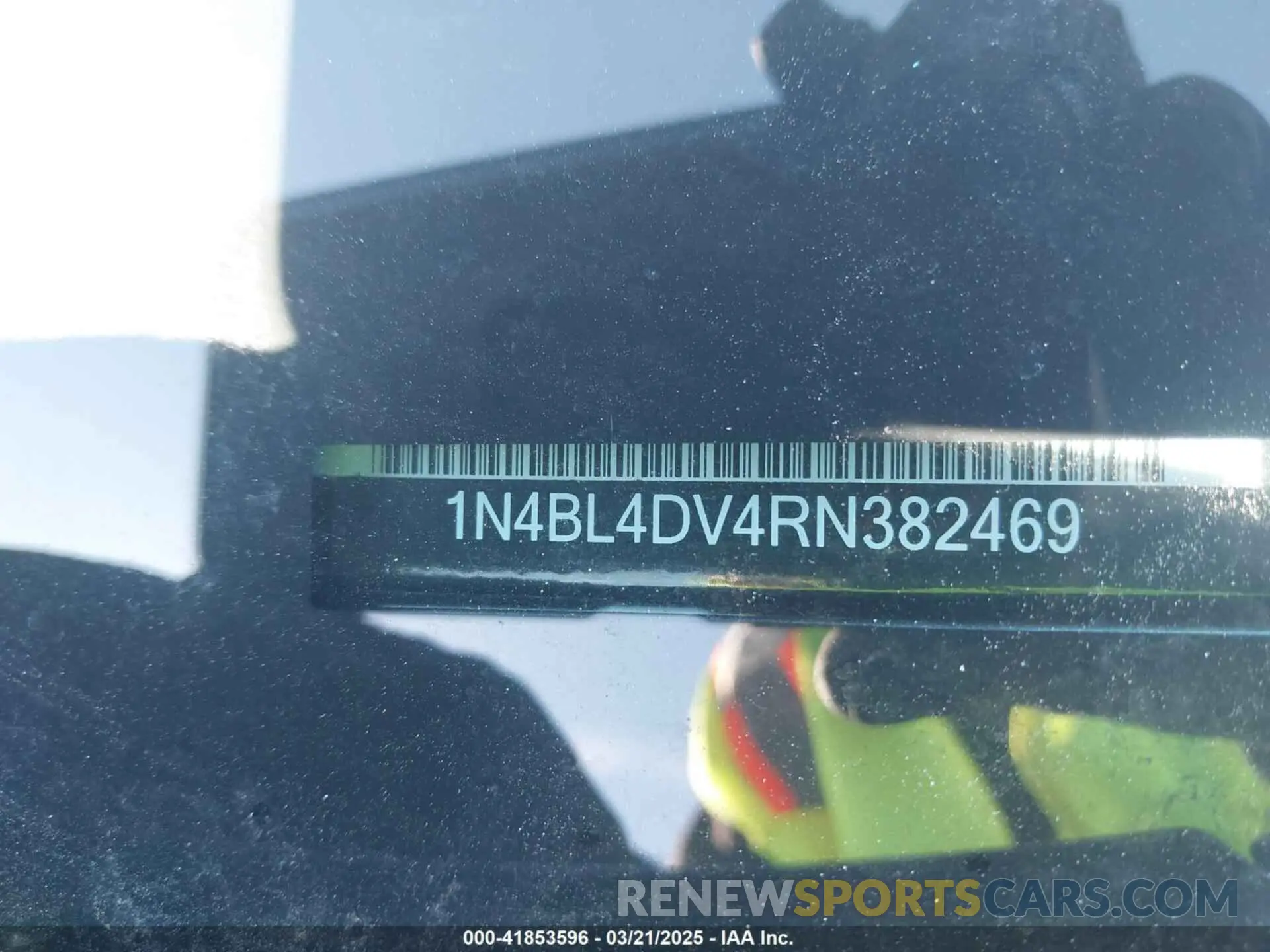 9 Photograph of a damaged car 1N4BL4DV4RN382469 NISSAN ALTIMA 2024